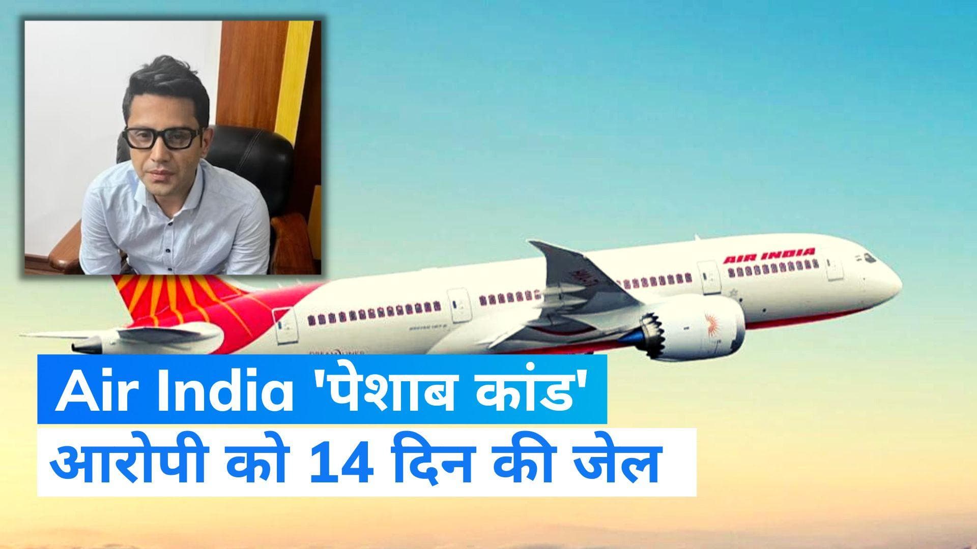 Air India 'पेशाब कांड': आरोपी को 14 दिन की न्यायिक हिरासत में भेजा गया, अगली सुनवाई 11 जनवरी को