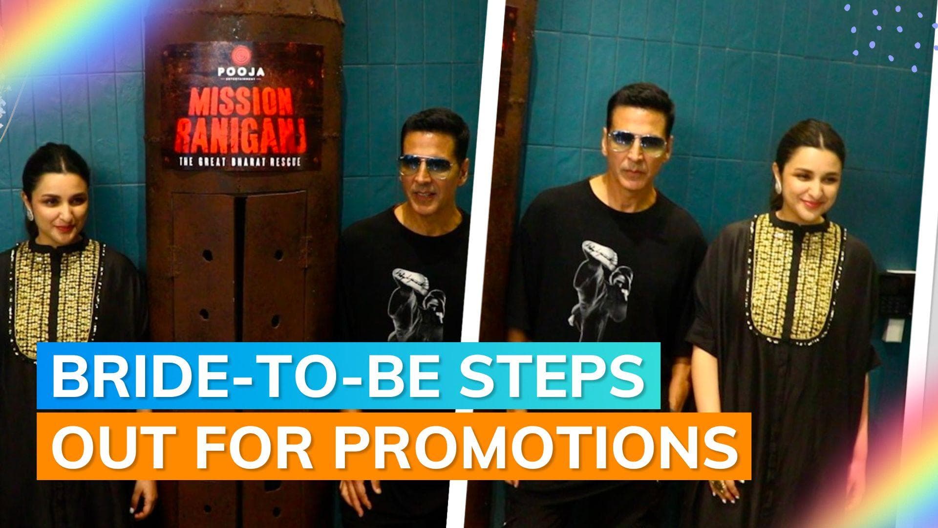 'Mission Raniganj': Parineeti Chopra promotes upcoming film with Akshay Kumar ahead of wedding | Watch