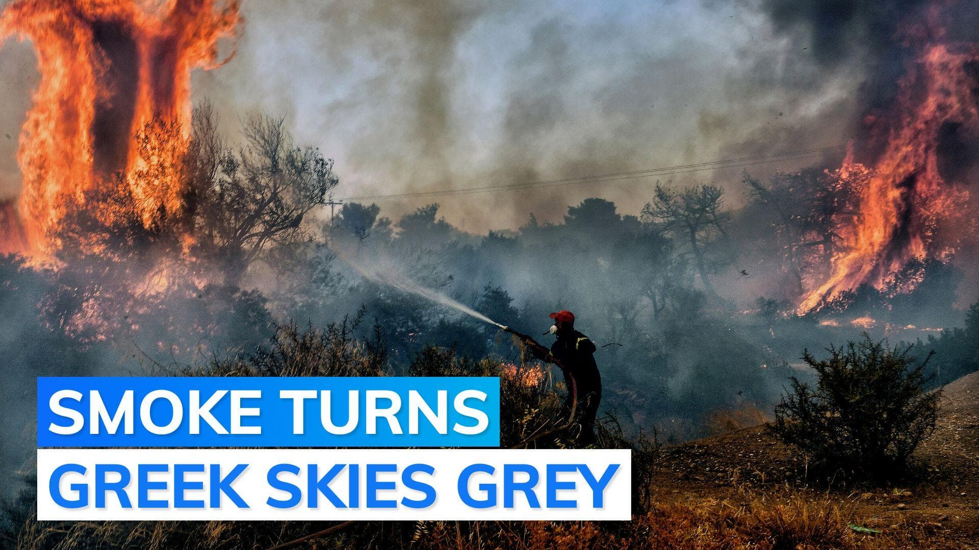 Athens: wildfires 'out of control' amid heatwave alert