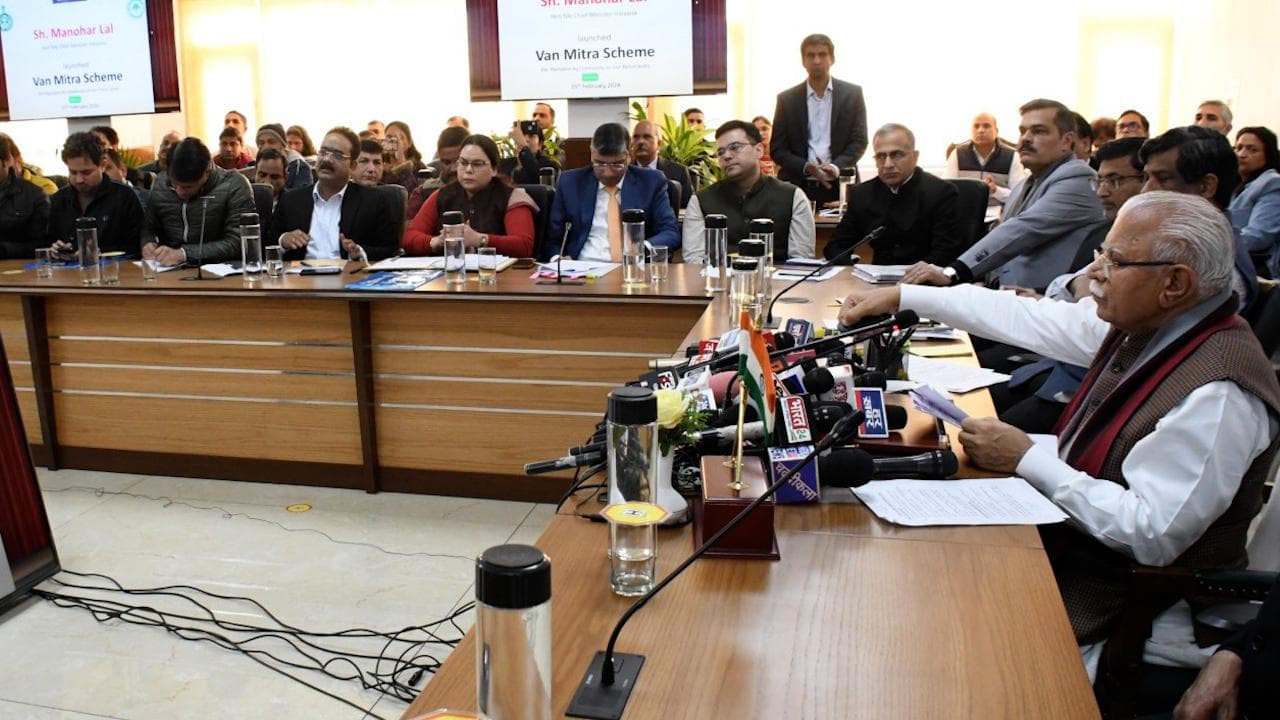 Haryana CM Khattar launches 'Van Mitra' scheme to encourage participation in tree planting