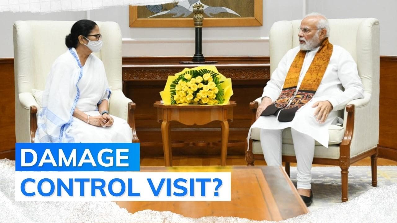 West Bengal CM Mamata Banerjee meets PM Modi, seeks timely release of funds