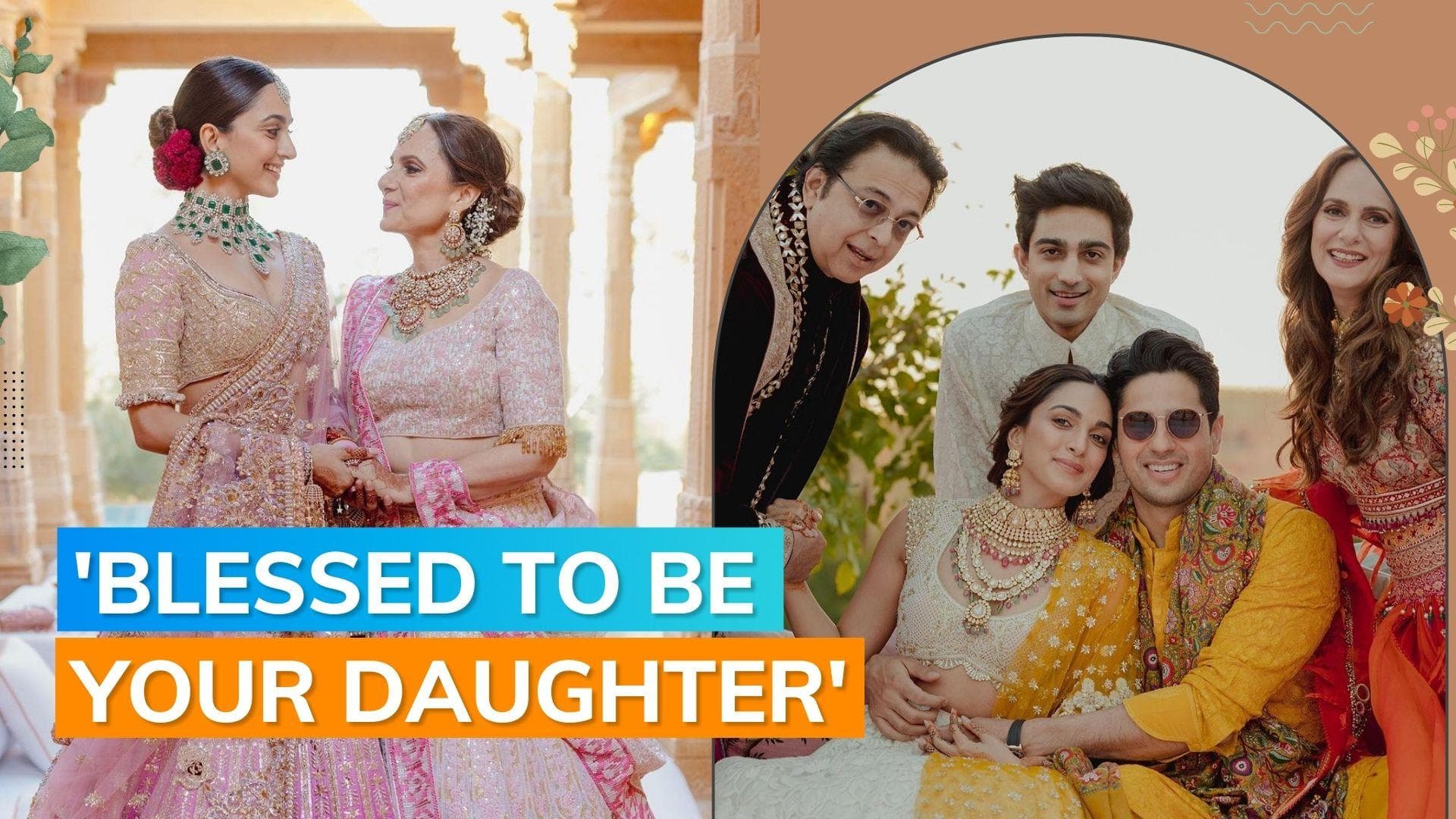 Kiara Advani shares candid family pics from wedding, mehendi, sangeet, wishes her mom on her birthday