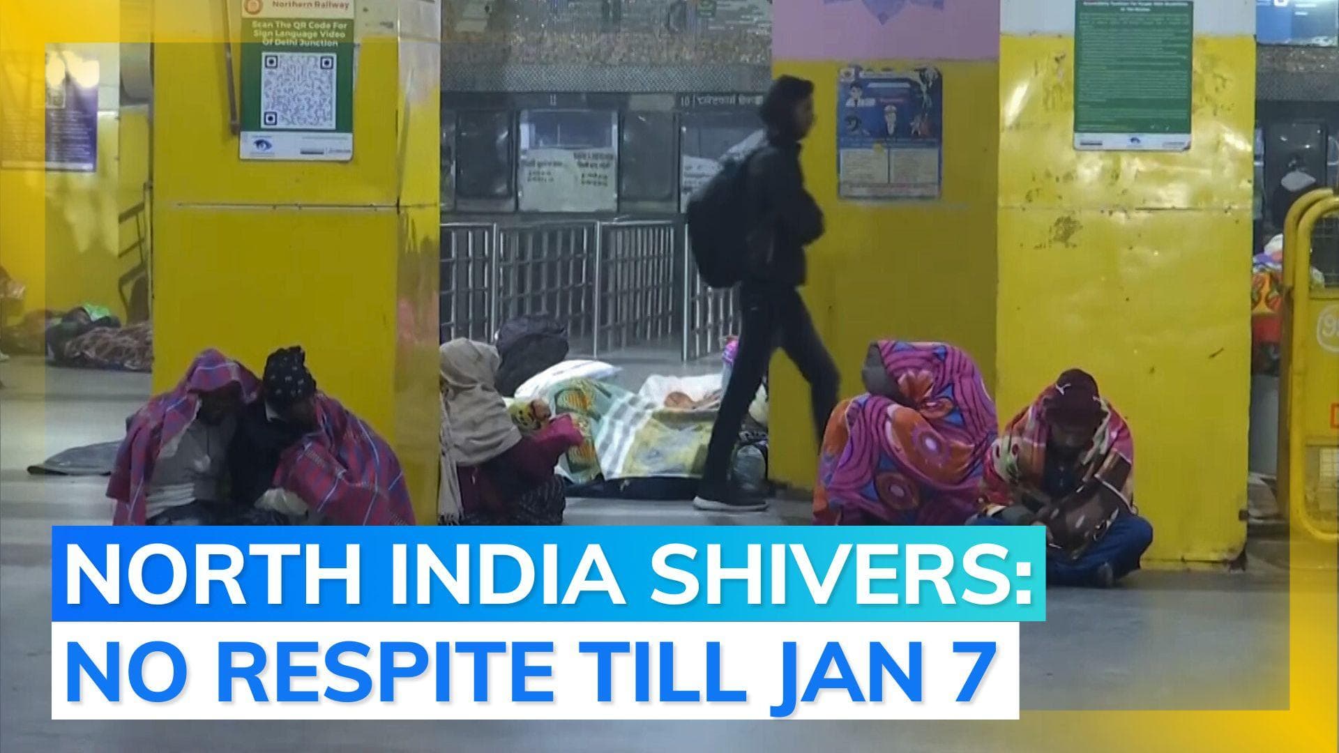 'Severe cold day' in North India, temperatures drop several notches below normal