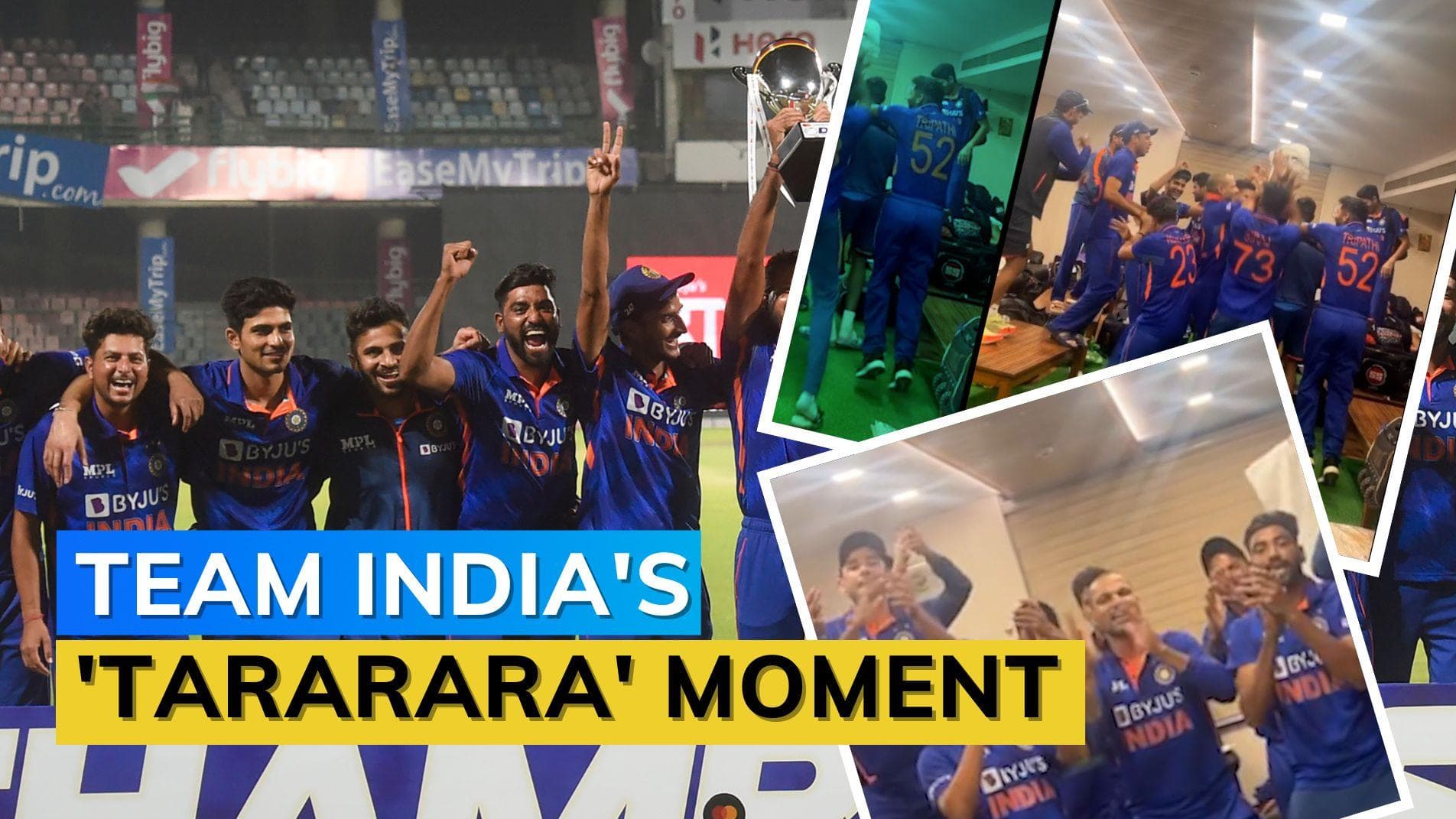Watch! Team India's rocking celebration after ODI series win vs South Africa 