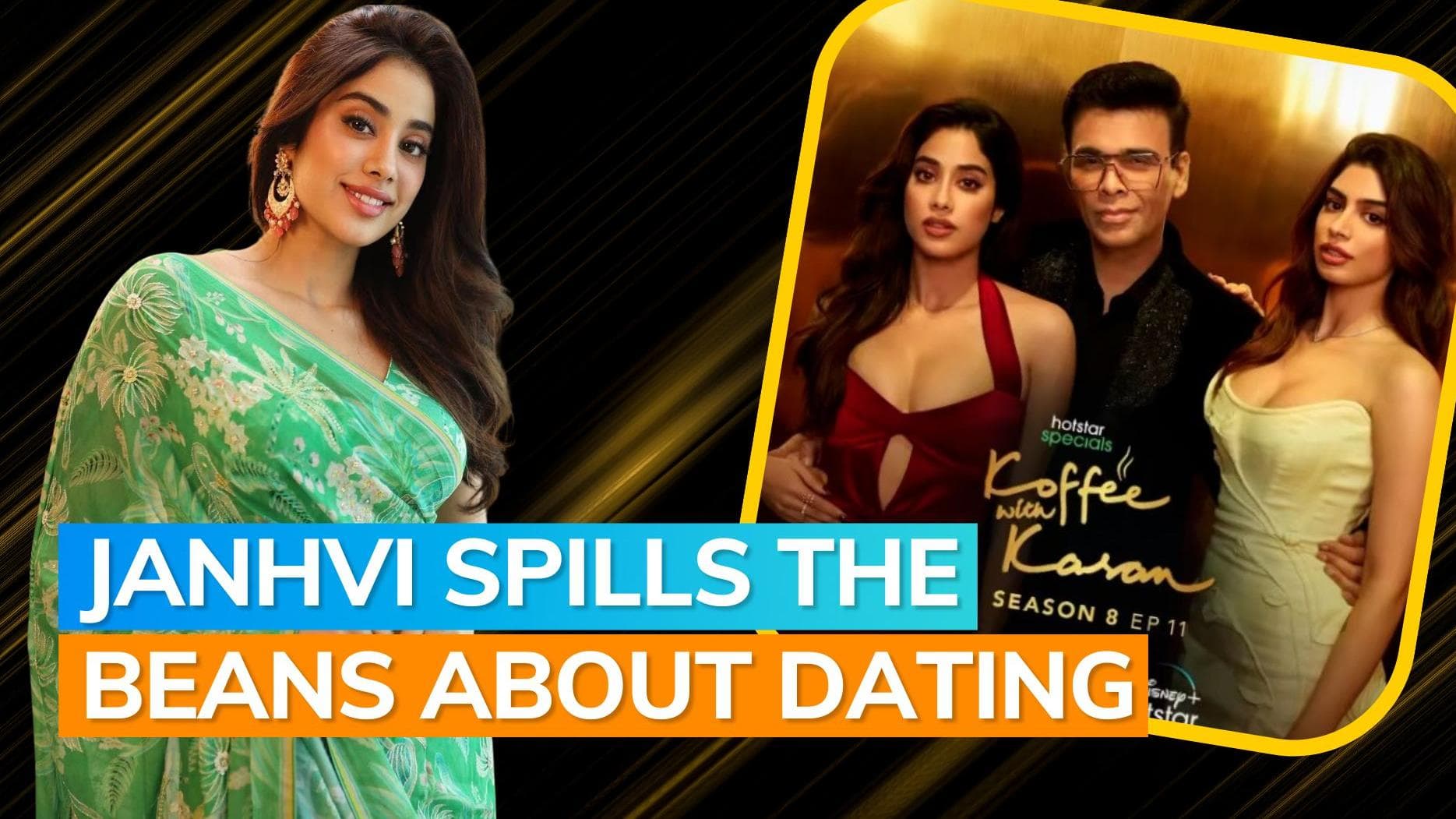 Koffee With Karan 8 Promo: Janhvi Kapoor and Khushi Kapoor arrived as new guests on the show