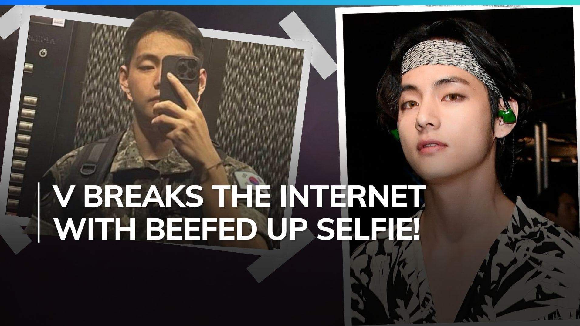 BTS' V gatecrashes ARMY's group chat, shares selfie in military uniform as proof 