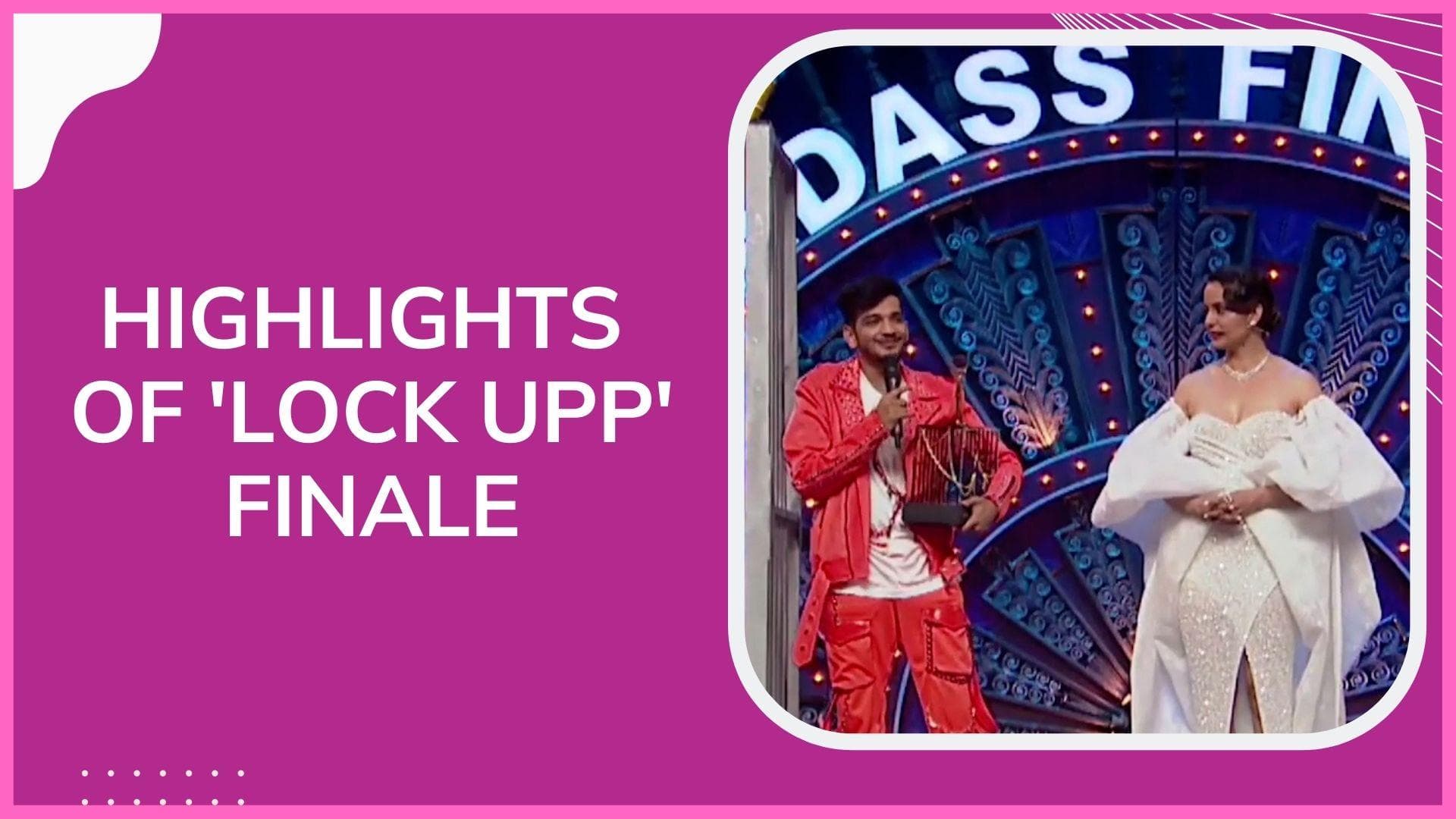 ‘Lock Upp’ finale highlights: Munawar Faruqui lifts the winner's trophy