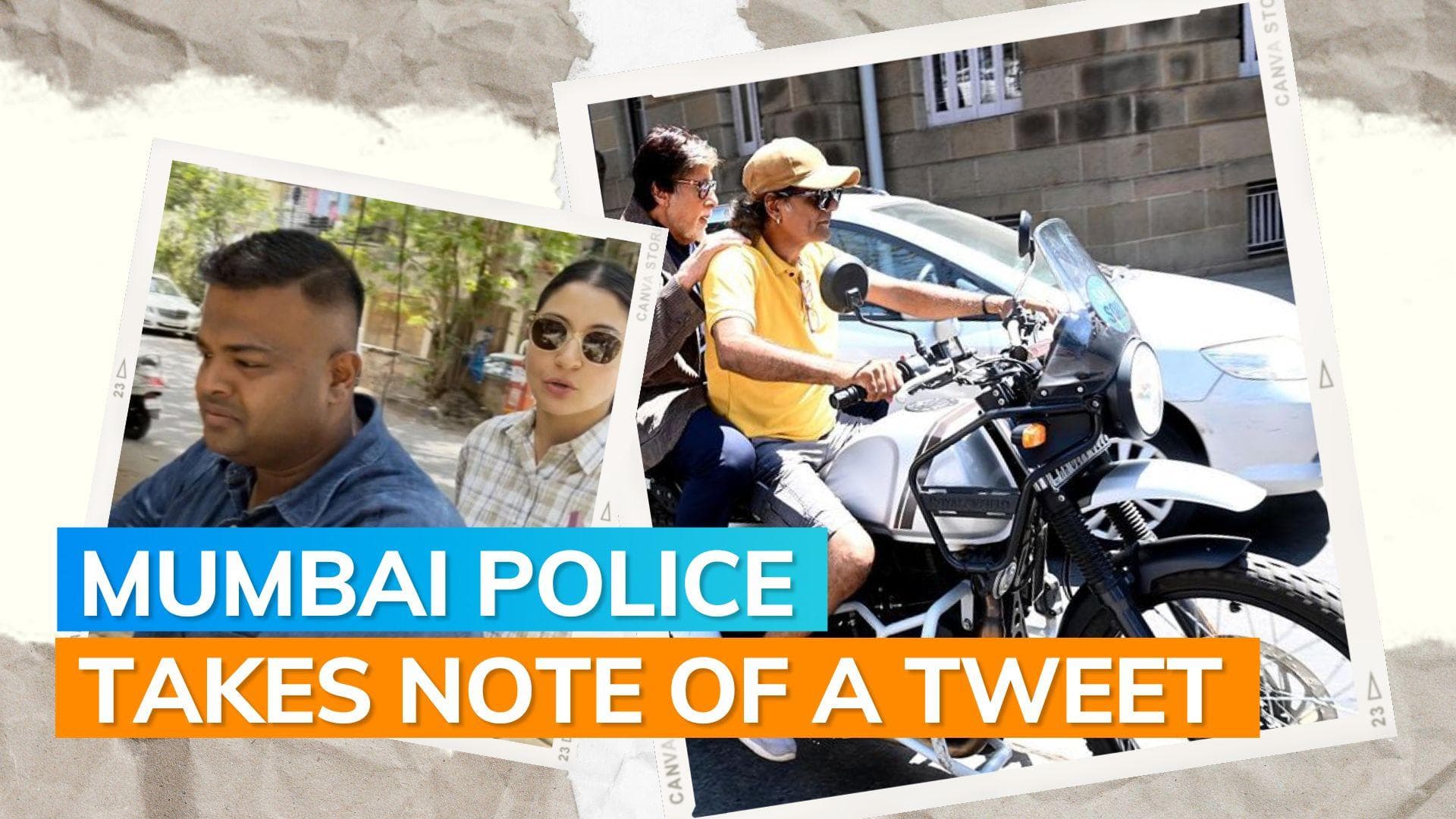 Anushka Sharma, Amitabh Bachchan in trouble? Mumbai Police to take action for riding bikes without helmet