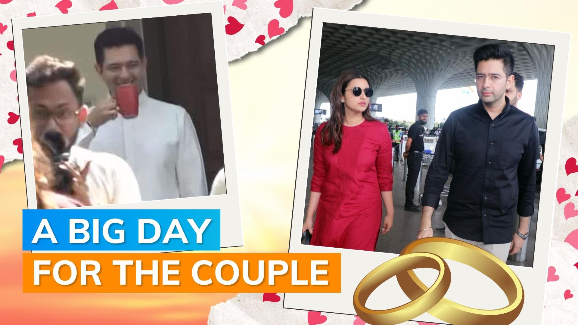 Parineeti Chopra-Raghav Chadha engagement: AAP leader spotted leaving his house; guests arrive at venue  