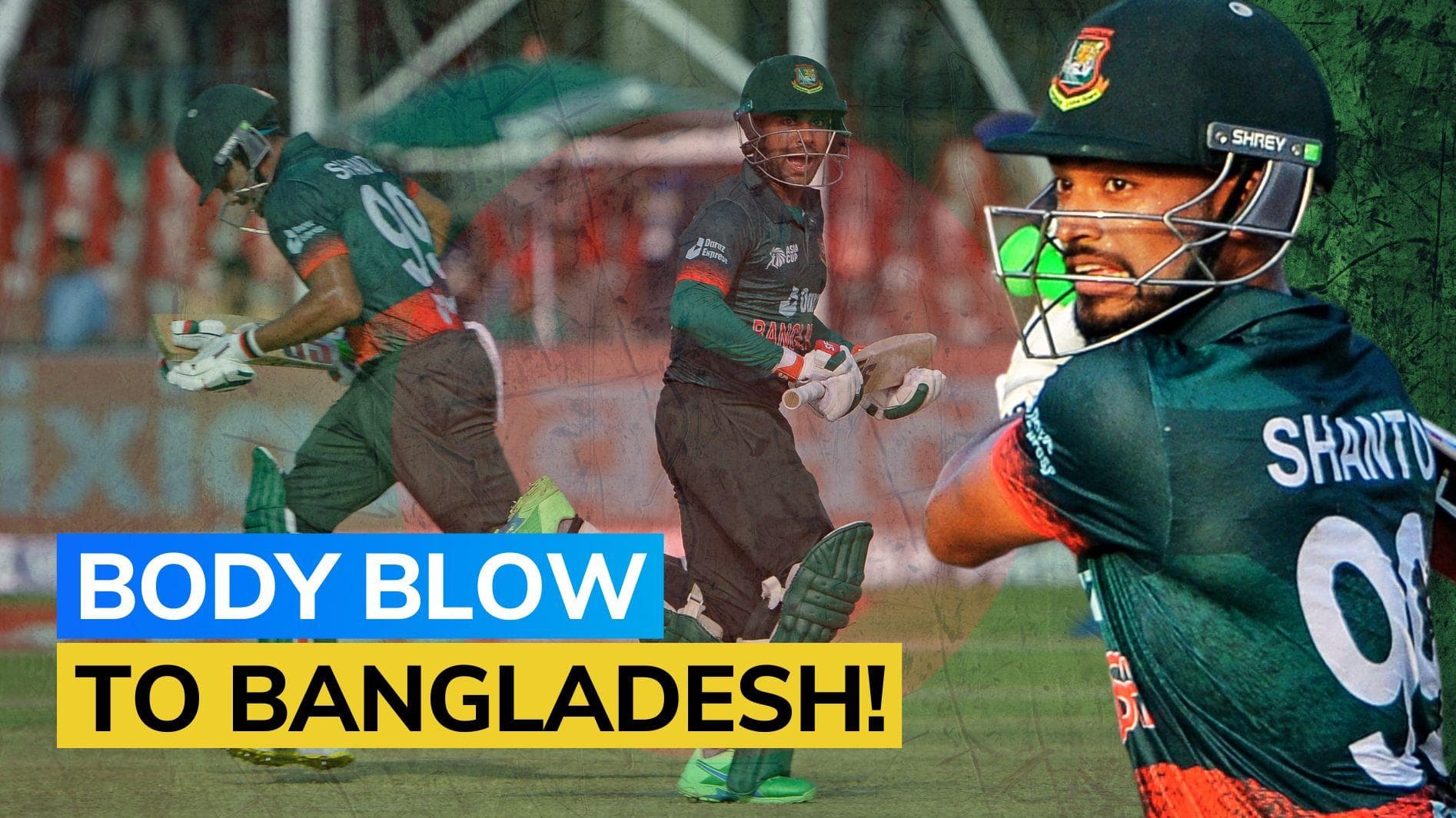 Asia Cup 2023: Bangladesh's Najmul Hossain Shanto ruled out