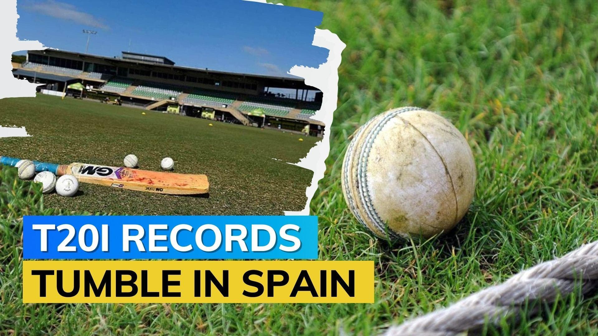 A 2-ball run chase: Spain smash T20I records against Isle of Man