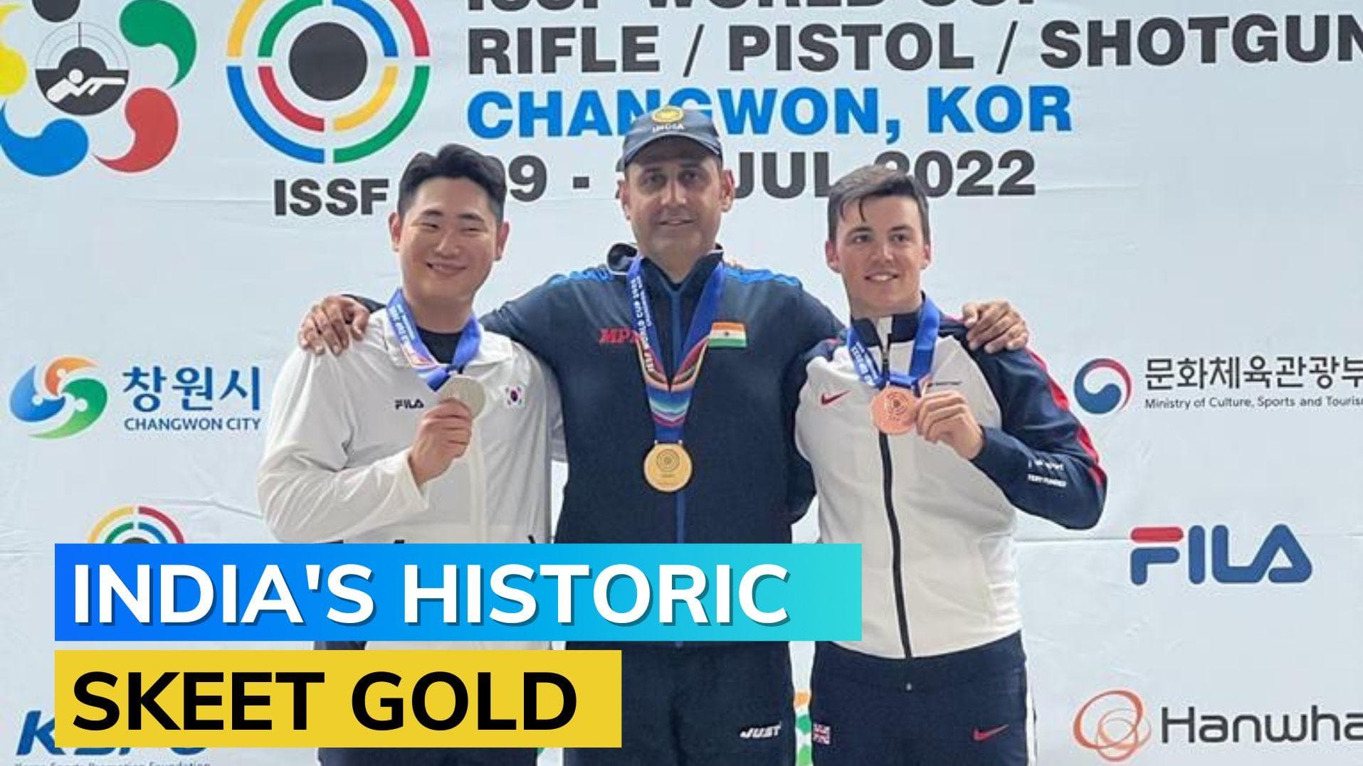 ISSF World Cup: Mairaj Khan scripts history, wins first skeet gold 