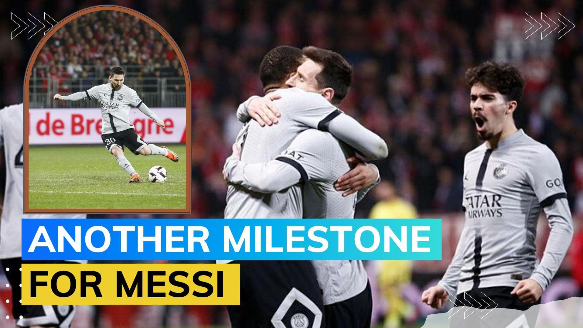 Ligue 1: Lionel Messi achieves another historic feat as PSG scored late winner against Brest