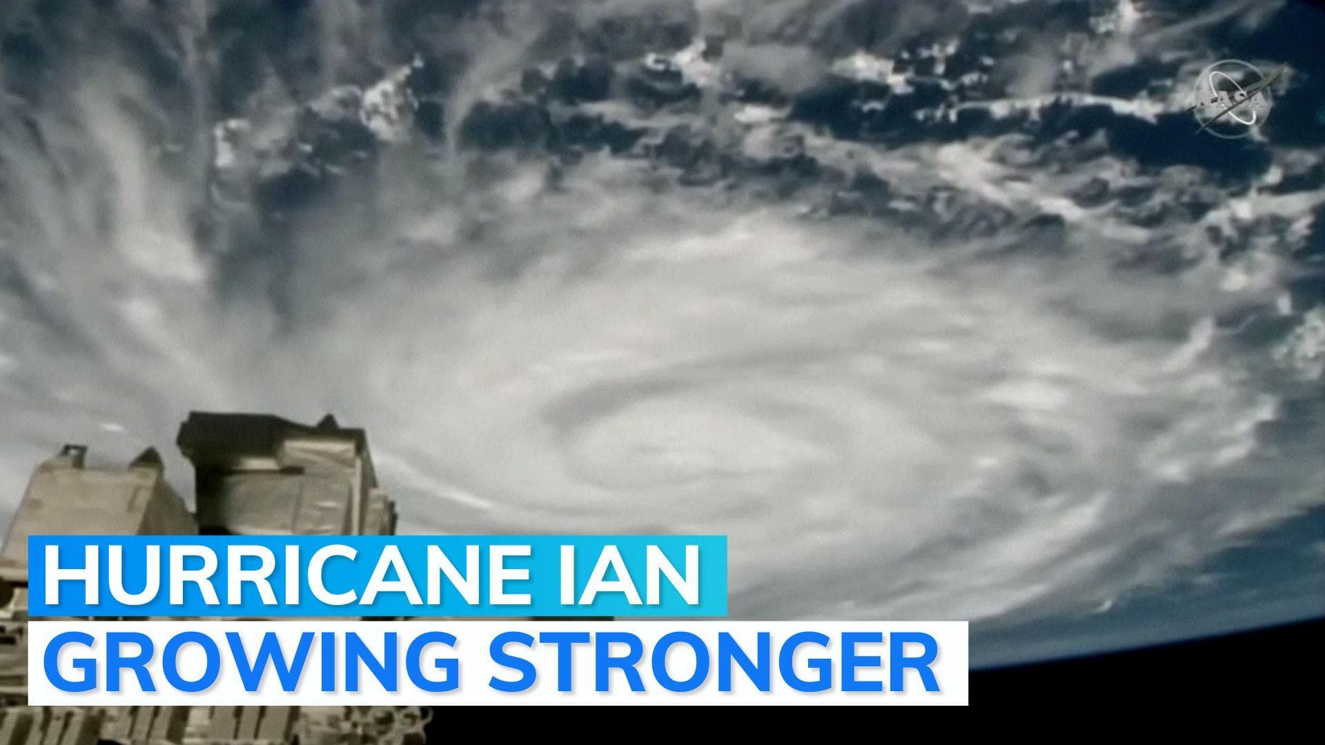 Watch: International Space Station flies over Hurricane Ian 
