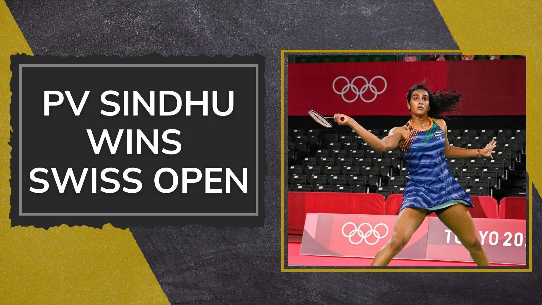 PV Sindhu beats Thailand's Busanan 21-16, 21-8 to win the Swiss Open