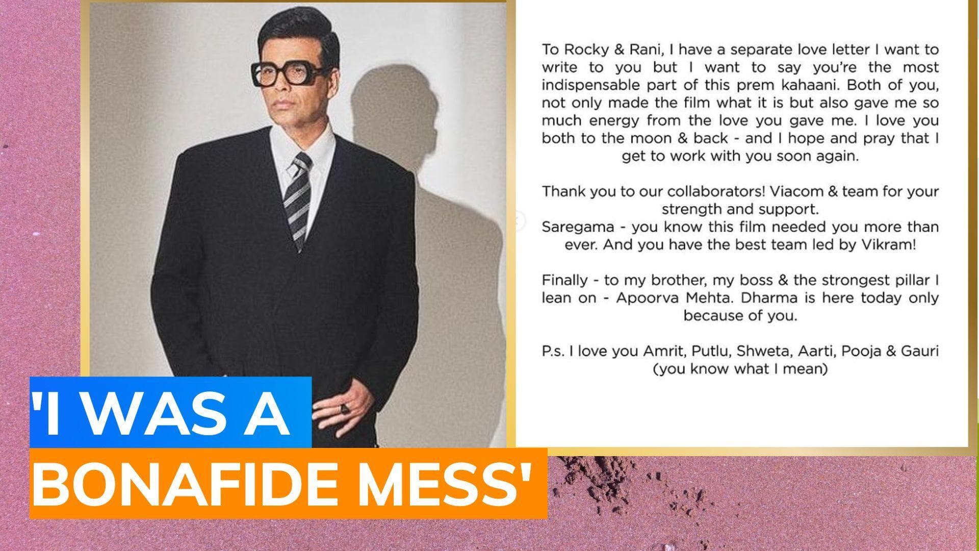 ‘Rocky Aur Rani Kii Prem Kahaani’ enters Rs 200 Cr club: Karan Johar pens note to express gratitude