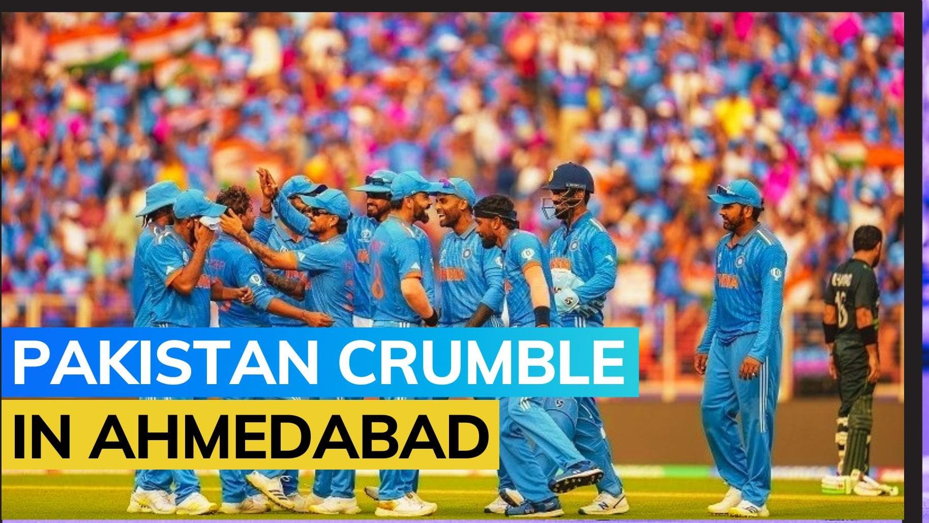 India vs Pakistan: Indian bowlers on fire as Babar Azam's men crumble to 191-all out