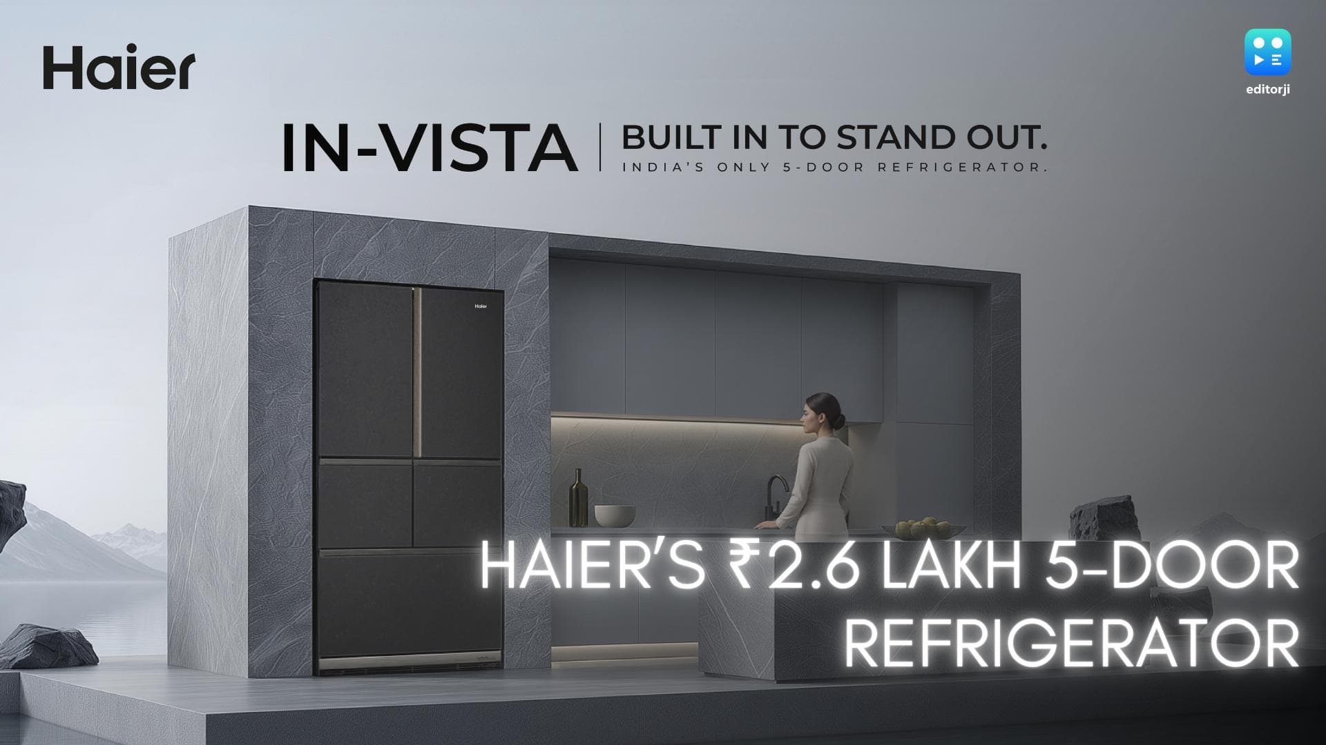 Haier Launches New In-Vista 5-Door Built-In Refrigerator In India For ₹2.6 Lakh