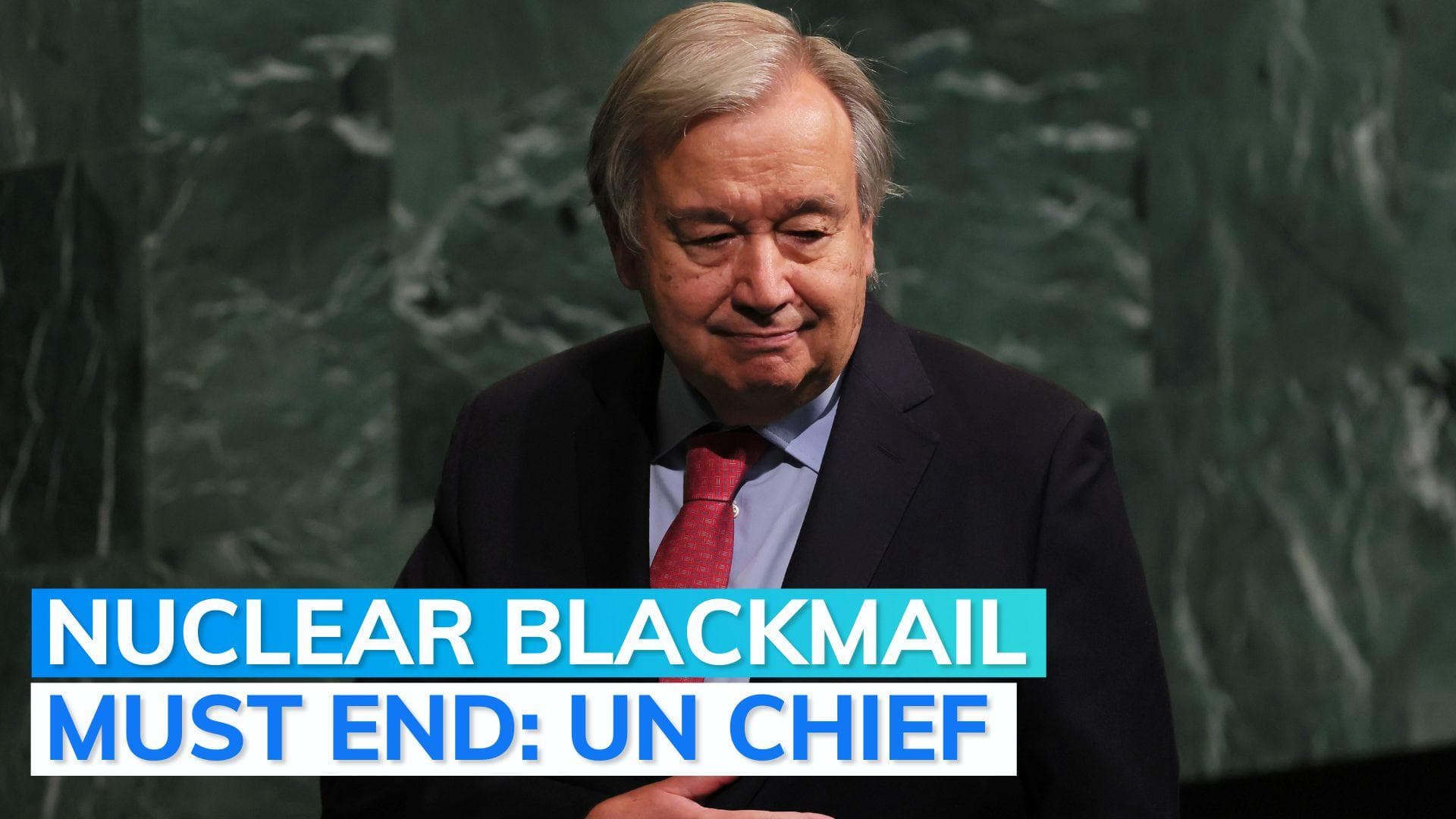 UN Chief calls for elimination of nuclear weapons