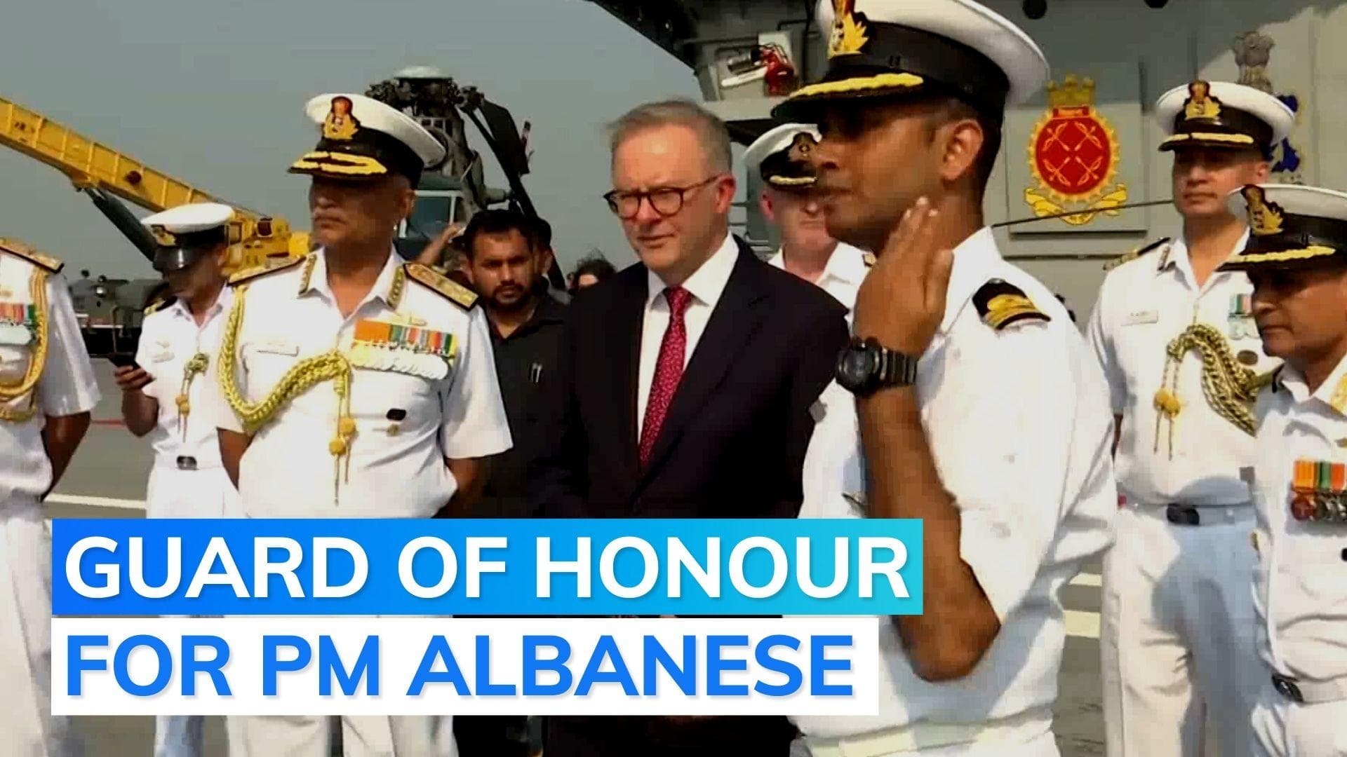 Australian PM Albanese becomes 1st foreign PM to set foot aboard India's INS Vikrant