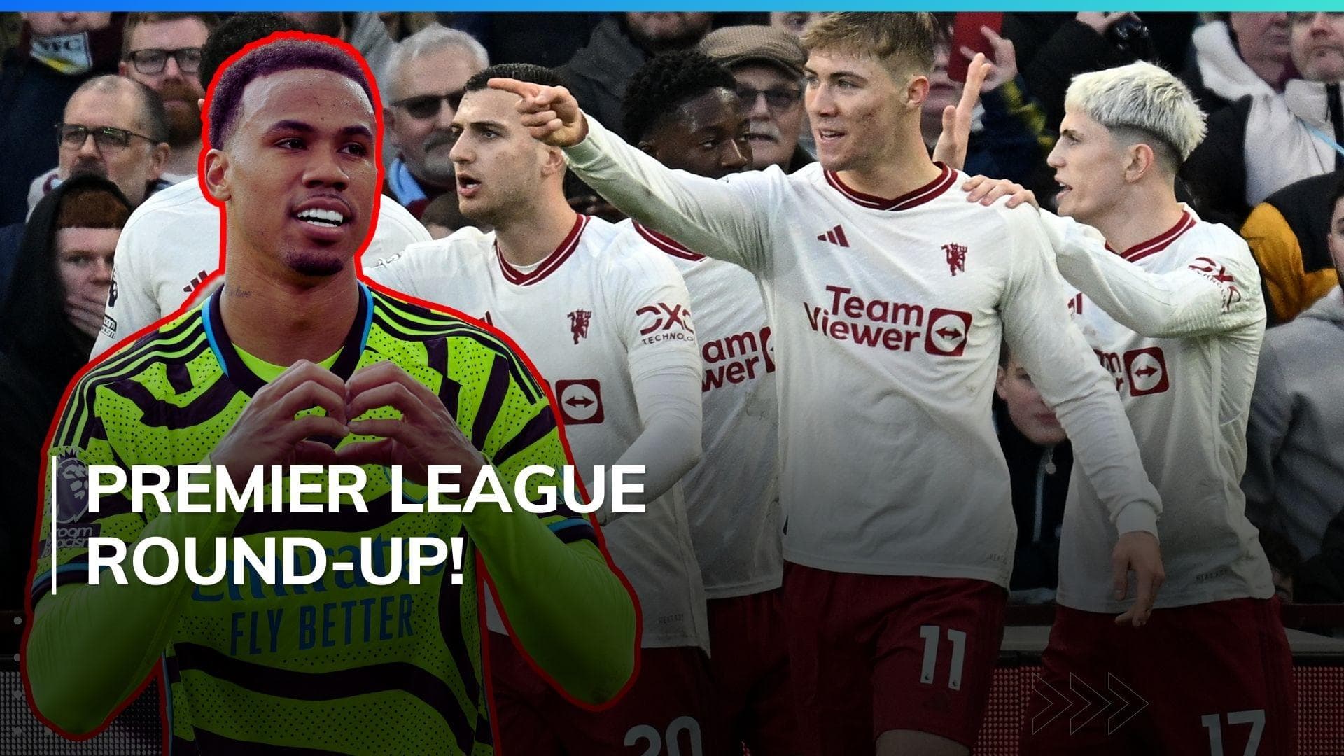 Arsenal hammer West Ham 6-0 to secure biggest Premier League away win, Manchester United beat Aston Villa