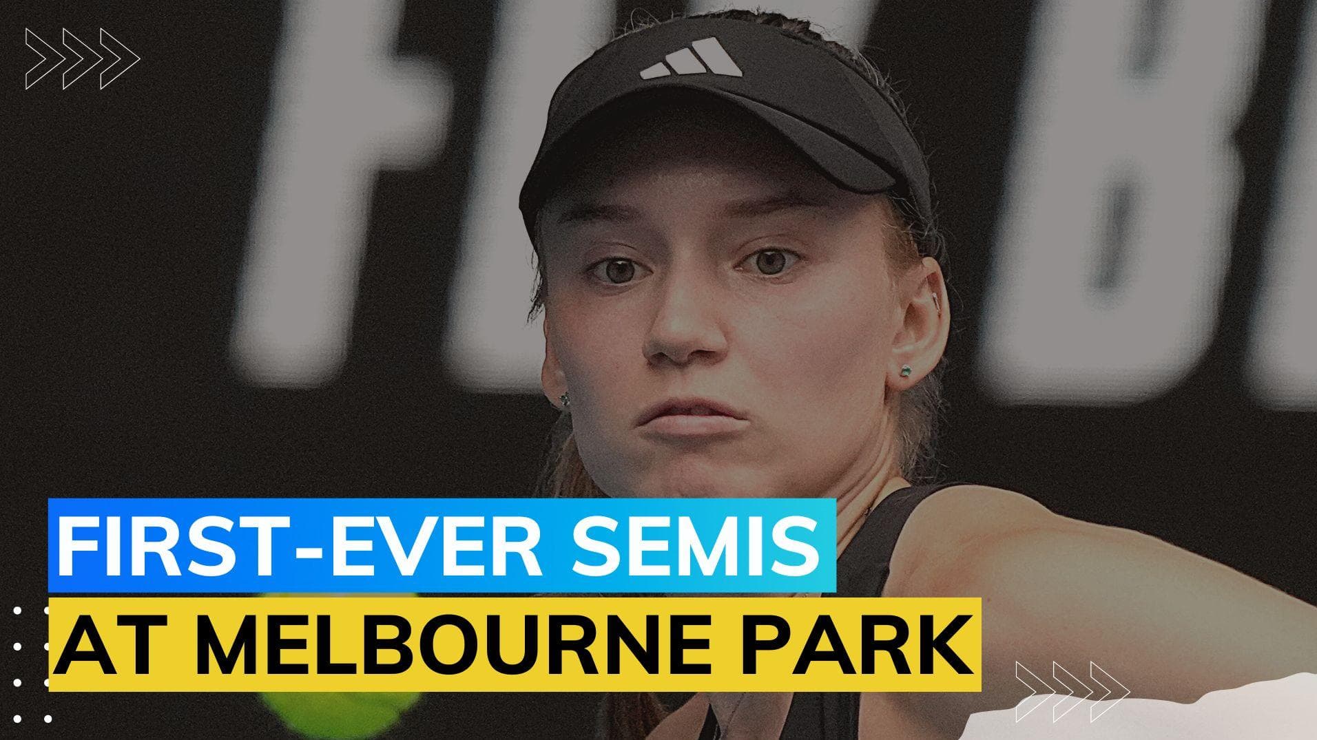 WATCH Australian Open Highlights: Wimbledon champion Elena Rybakina storms into semis