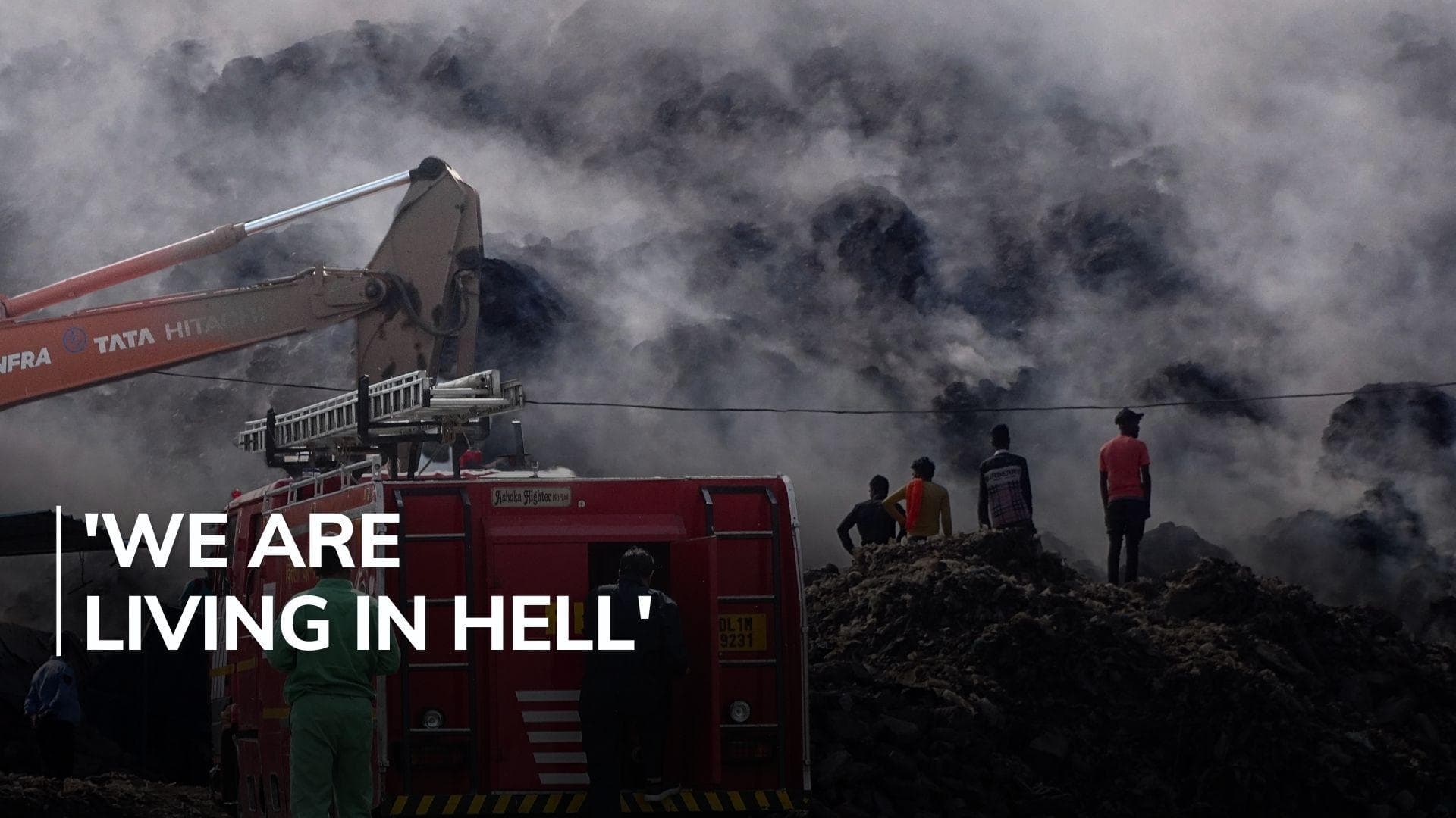 Ghazipur landfill fire continues to rage, locals face breathing difficulties  