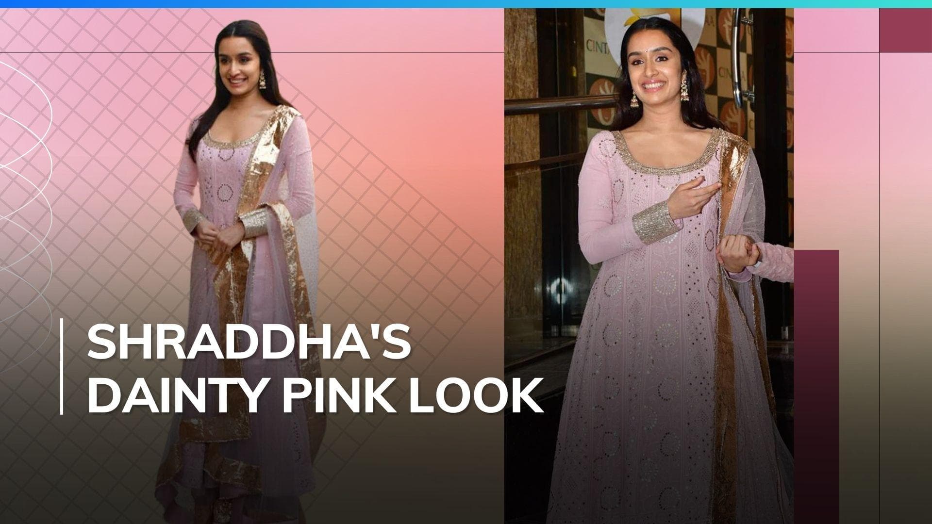 Shraddha Kapoor stuns in pink at Pandit Pandharinath Kolhapure's birth anniversary celebrations