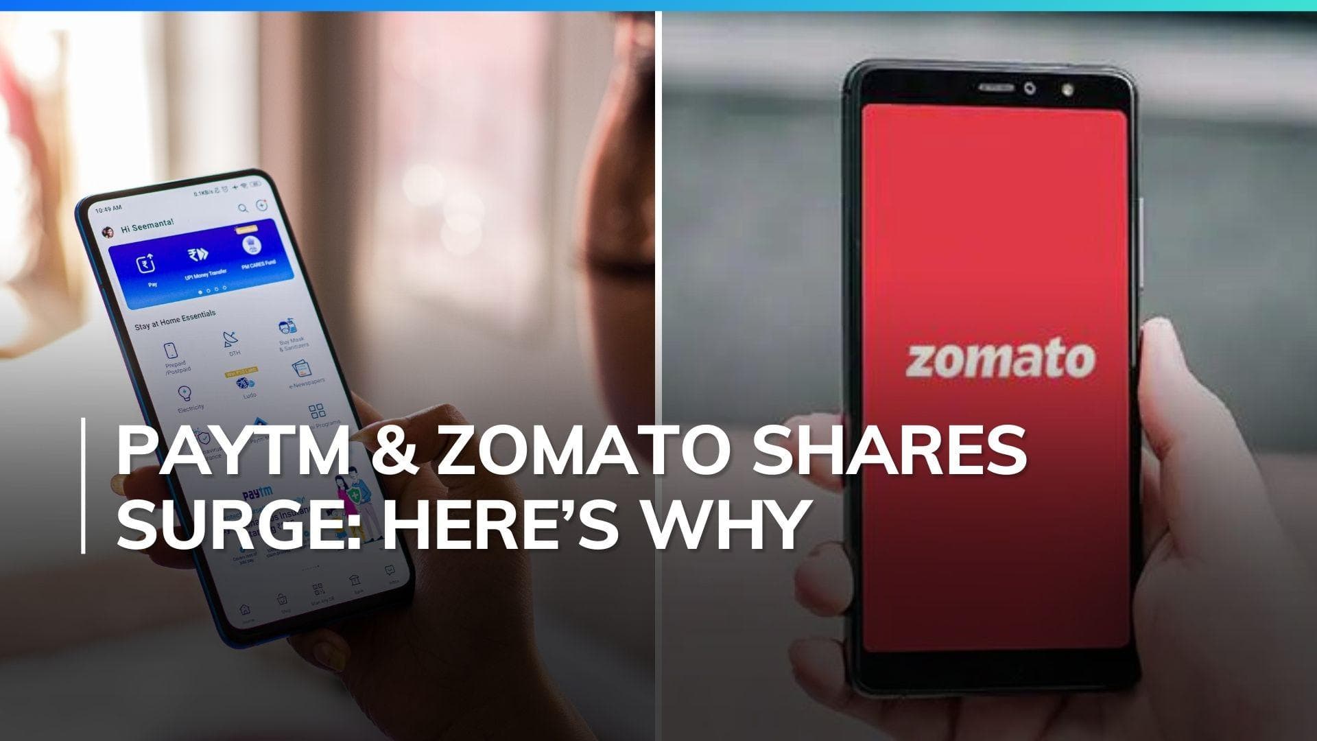 Paytm, Zomato shares rise amid talks on movie ticketing business