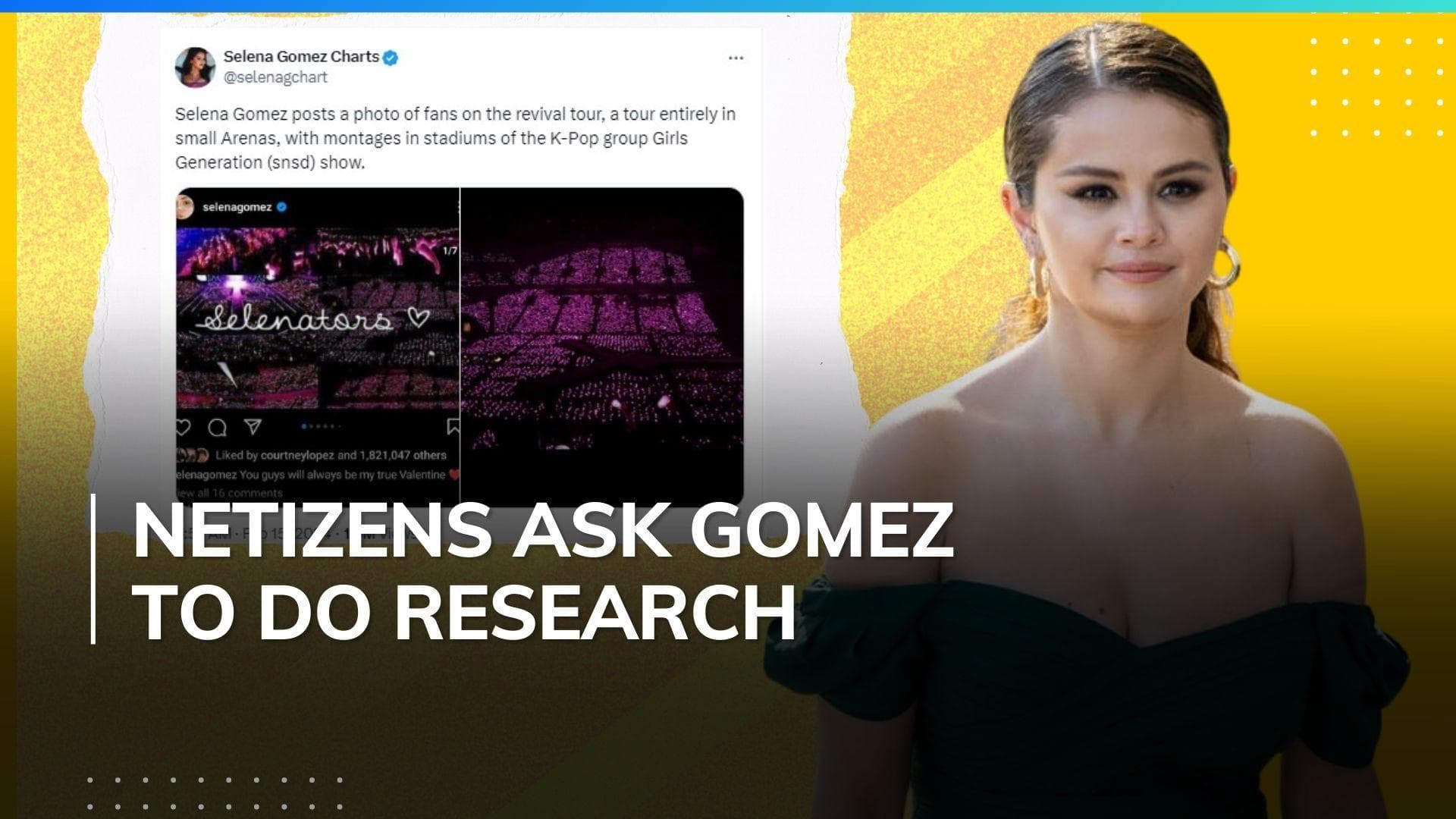 Selena Gomez confuses K-pop group's fandom with her own, sparking frenzy with photo