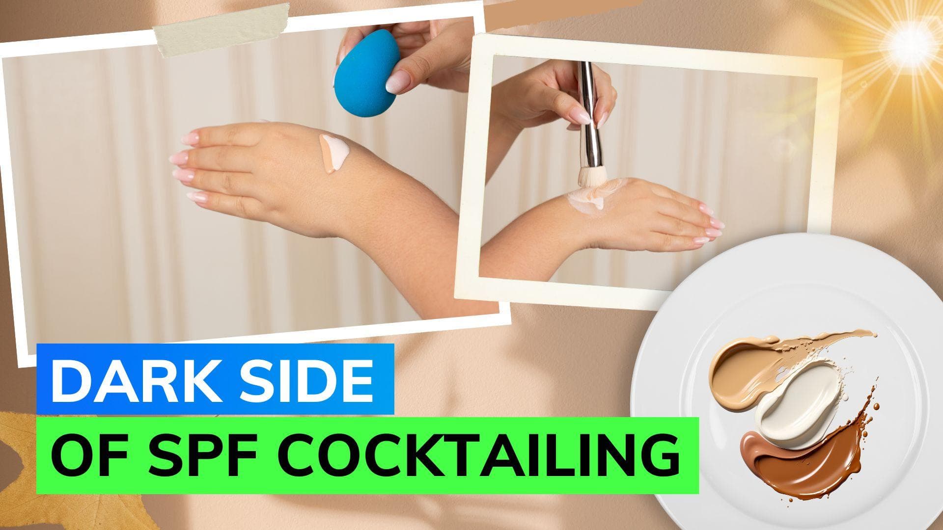 SPF cocktailing receives red flag on social media from dermatologists; know why