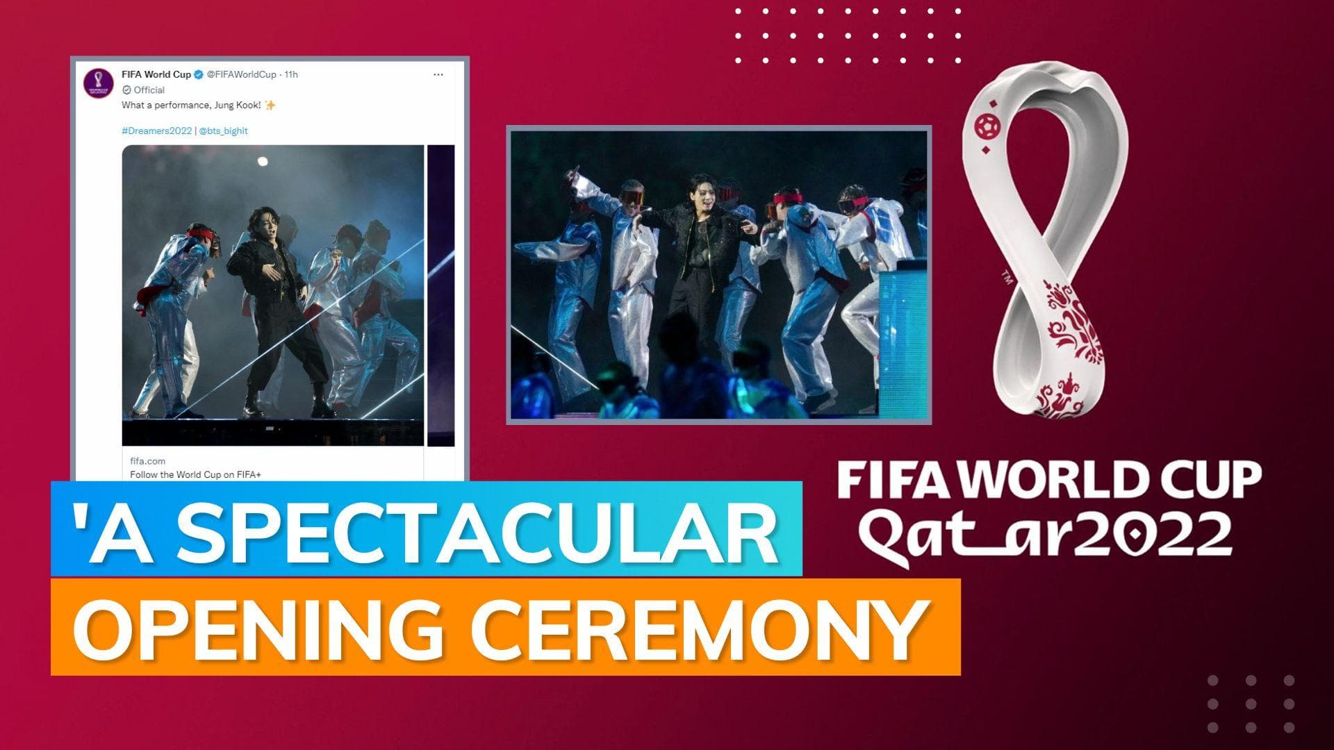 FIFA World Cup Qatar 2022: Jungkook leaves fans in awe with his performance at the opening ceremony  