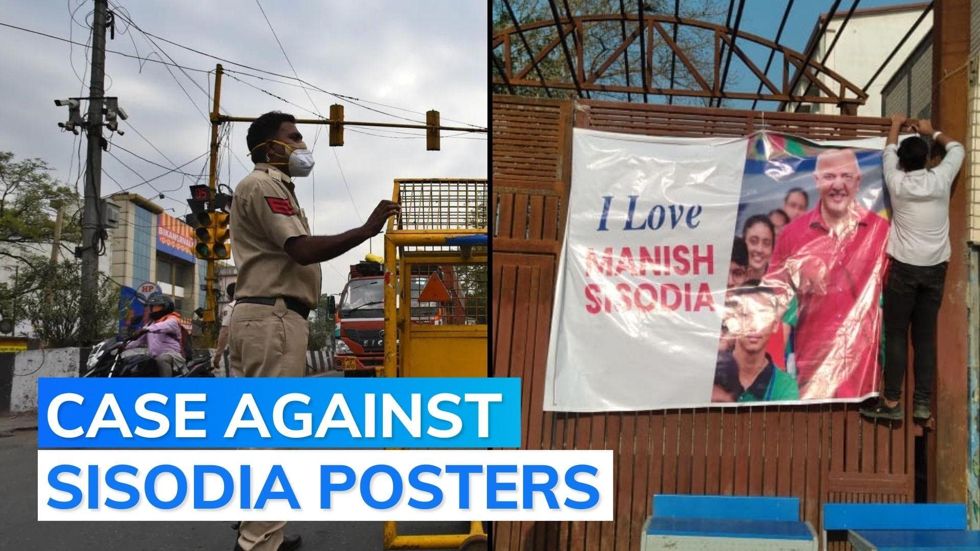 'I love Manish Sisodia' posters outside Delhi school; police registers case against school coordinator 