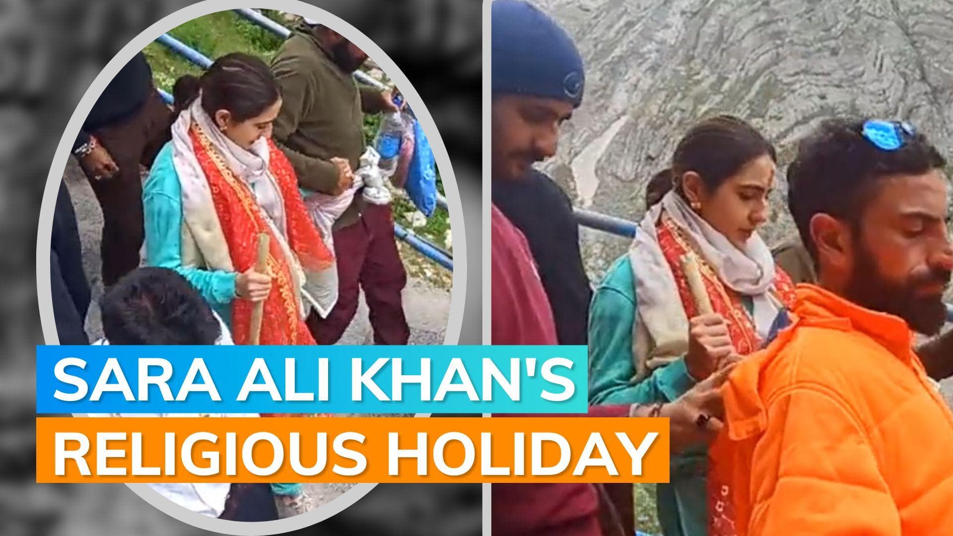 Sara Ali Khan visits Amarnath shrine; video of actor with other pilgrims surfaces