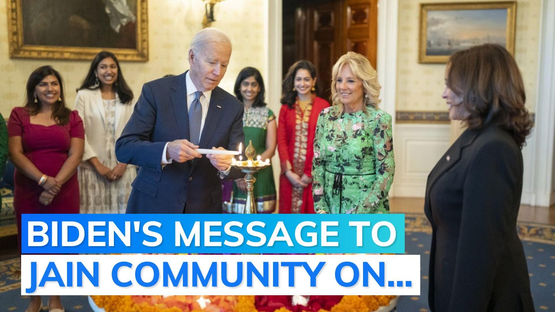 Mahavir Jayanti: US President Joe Biden, Vice President Kamala Harris wish Jains