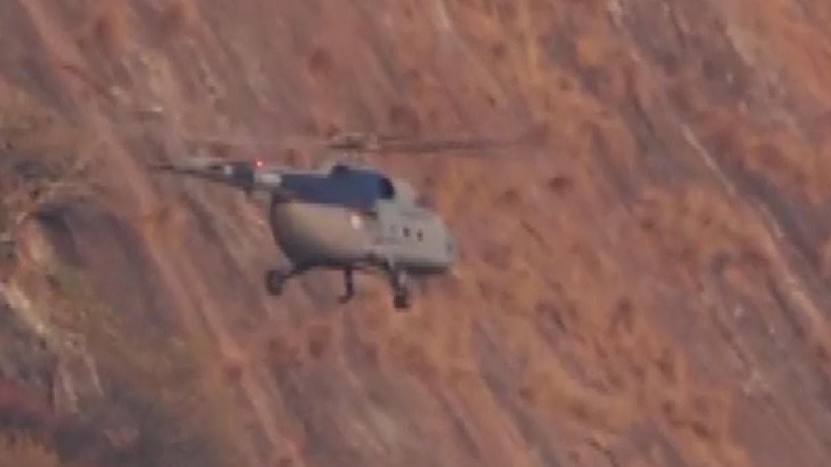 On Camera: Trekker falls from cliff, rescued by Indian Air Force | Karnataka