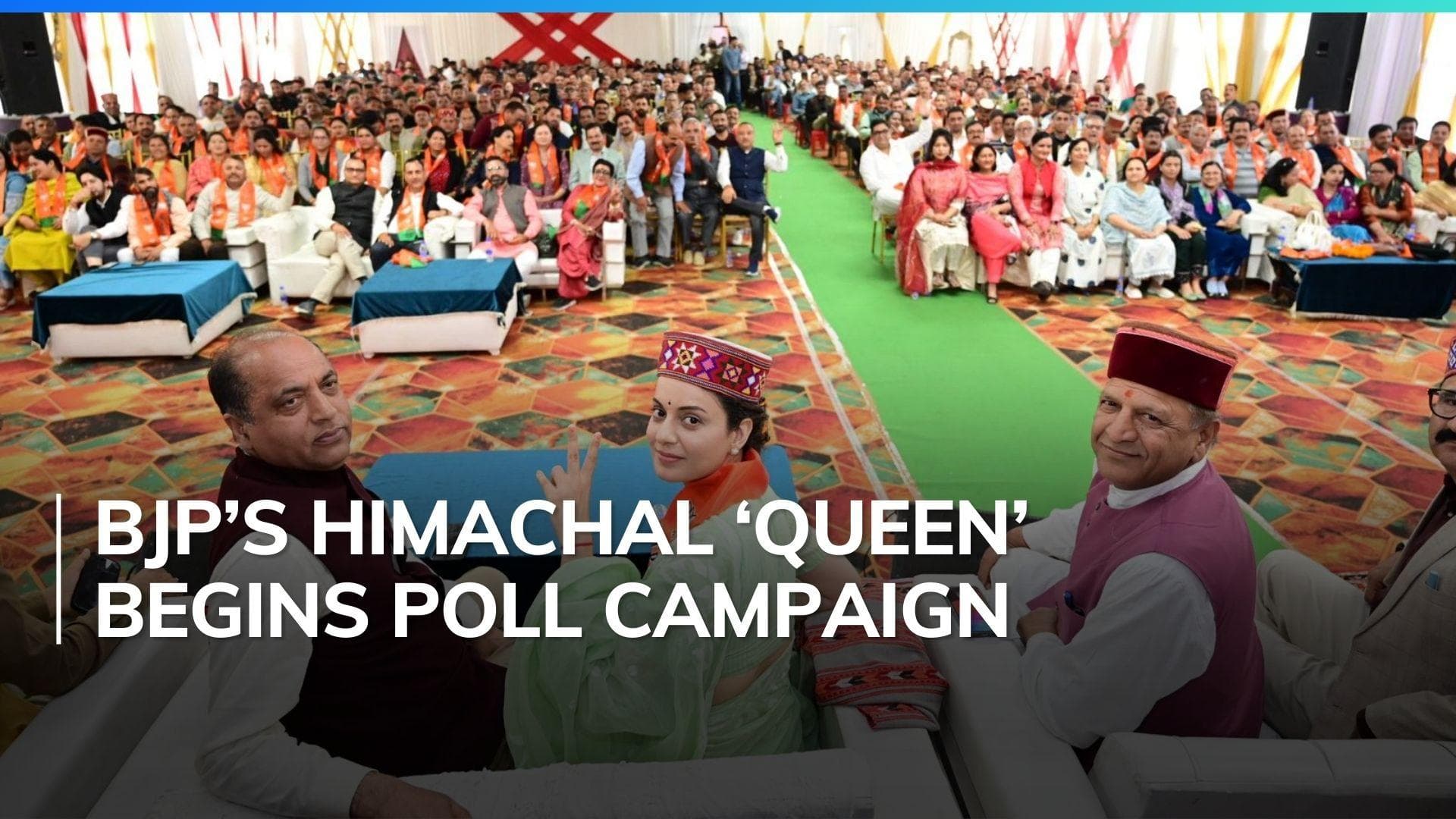 Lok Sabha election: Kangana Ranaut invokes her inner ‘pahadi’ in first campaign