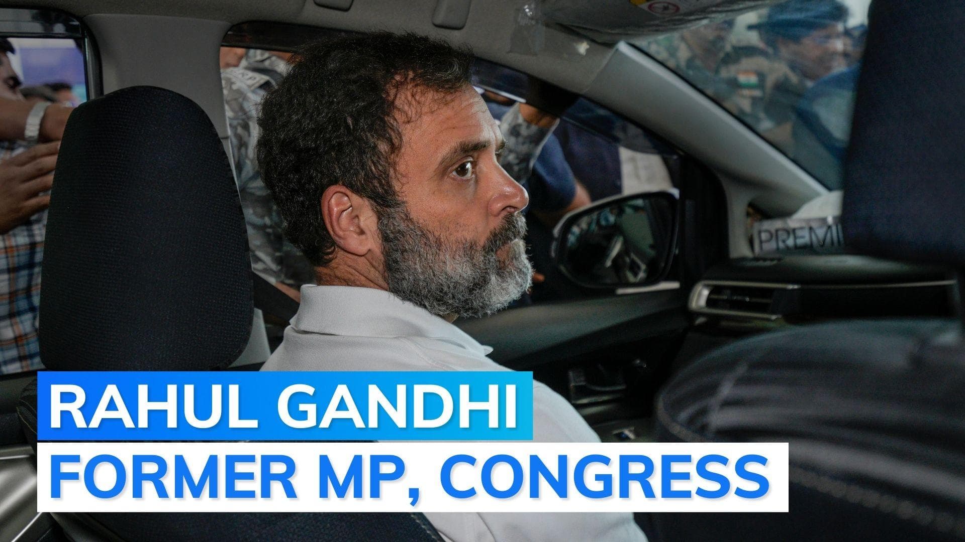 Rahul Gandhi disqualified as MP after 2-year jail term in defamation case