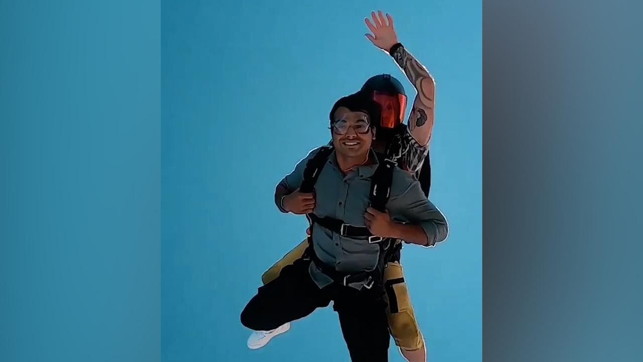Skydiving Video: गोल्डन ब्वॉय नीरज चोपड़ा ने उठाया स्काईडाइविंग का लुत्फ, शेयर किया वीडियो