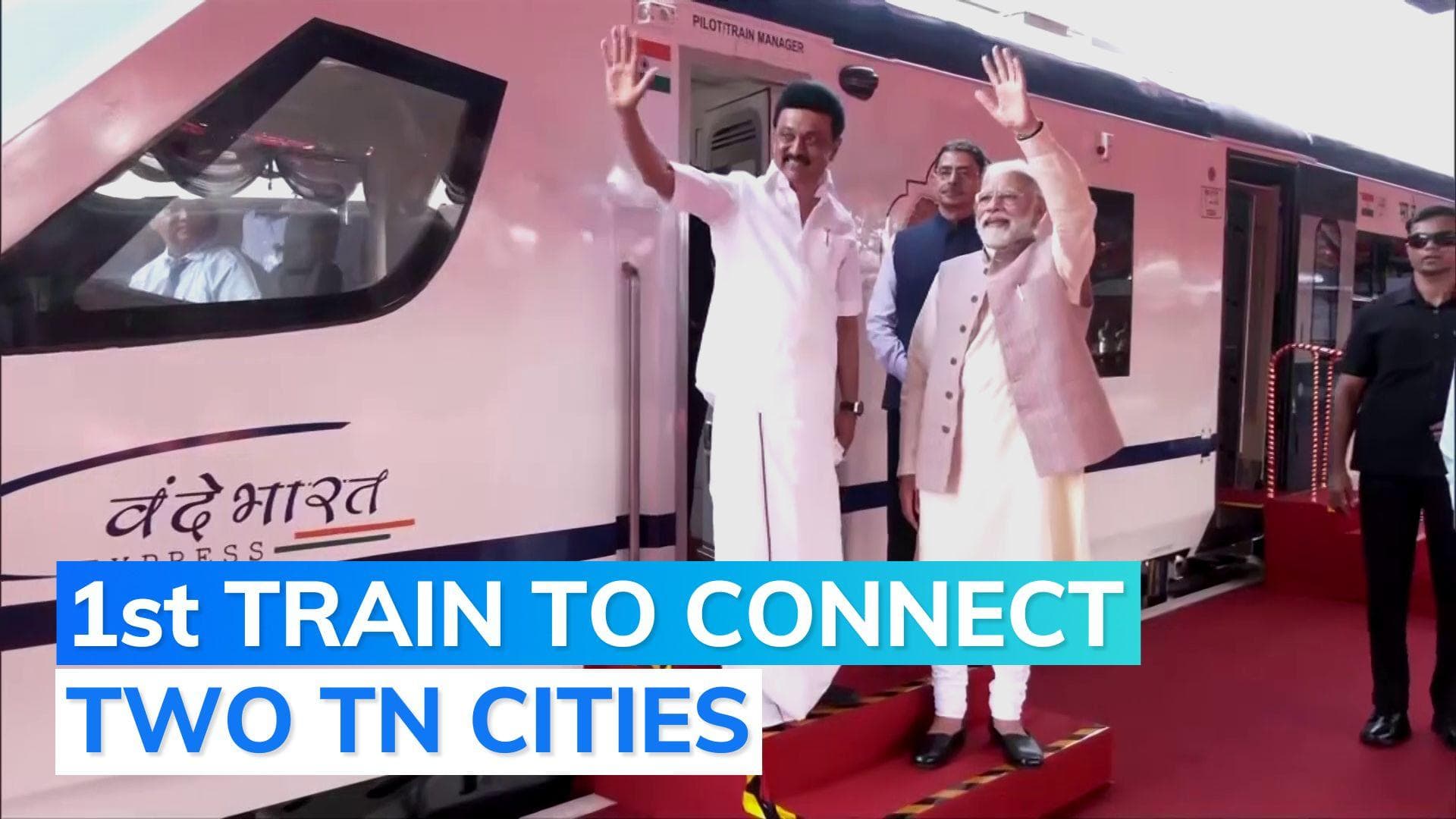 Watch: PM Modi flags off Chennai-Coimbatore Vande Bharat Express in TN