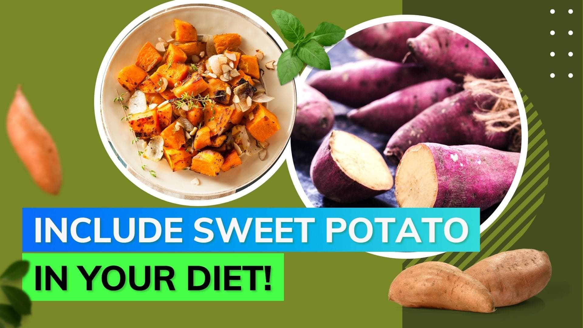 Replace regular potatoes with sweet potatoes for better health benefits