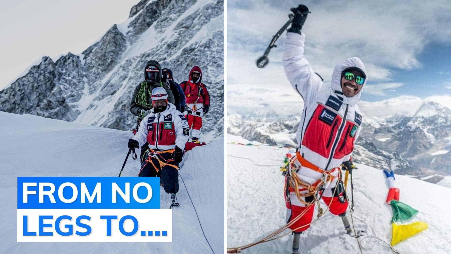 'Amazing': Hari Budha Magar, double-amputee and ex-soldier after conquering Mt Everest