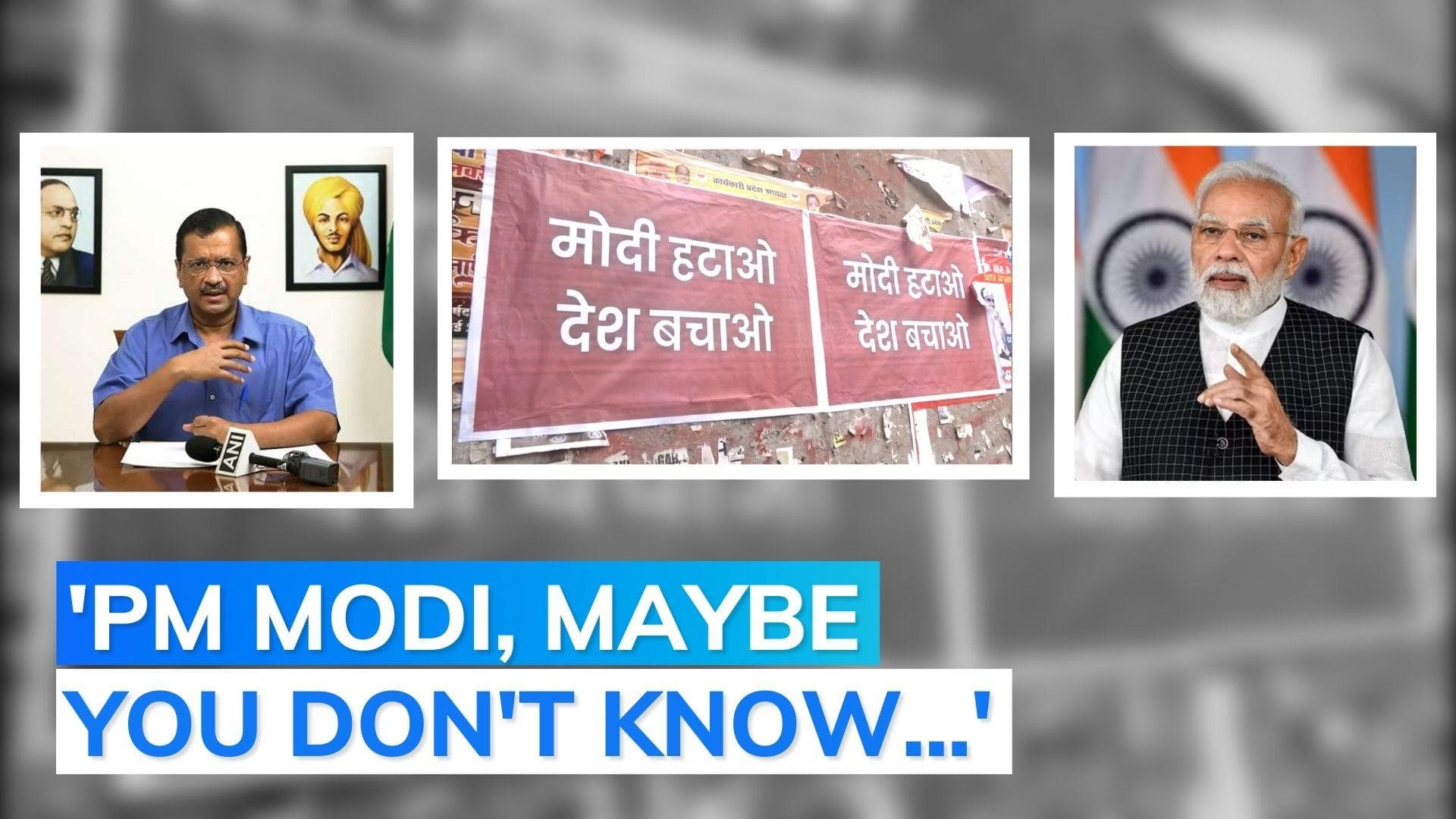 'Why's PM Modi scared?' asks AAP after Delhi police action on 'Hatao, Bachao' posters