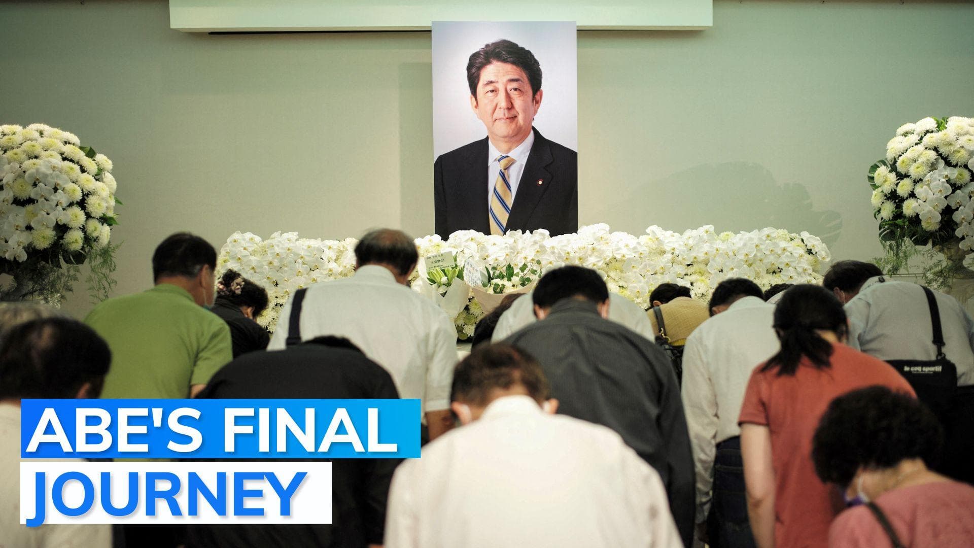 Family says final goodbye to ex-Japanese PM Shinzo Abe in private funeral