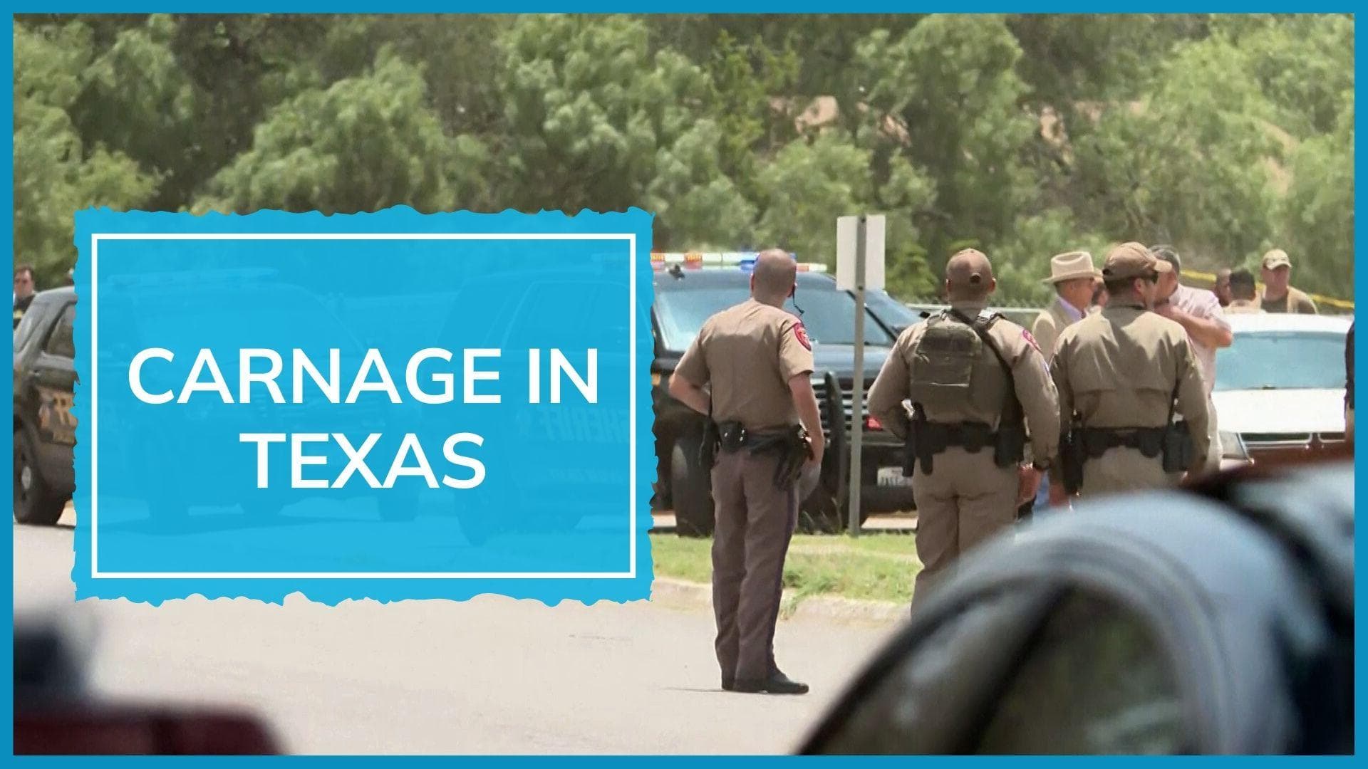 Texas school shooting: 18 children among 21 dead