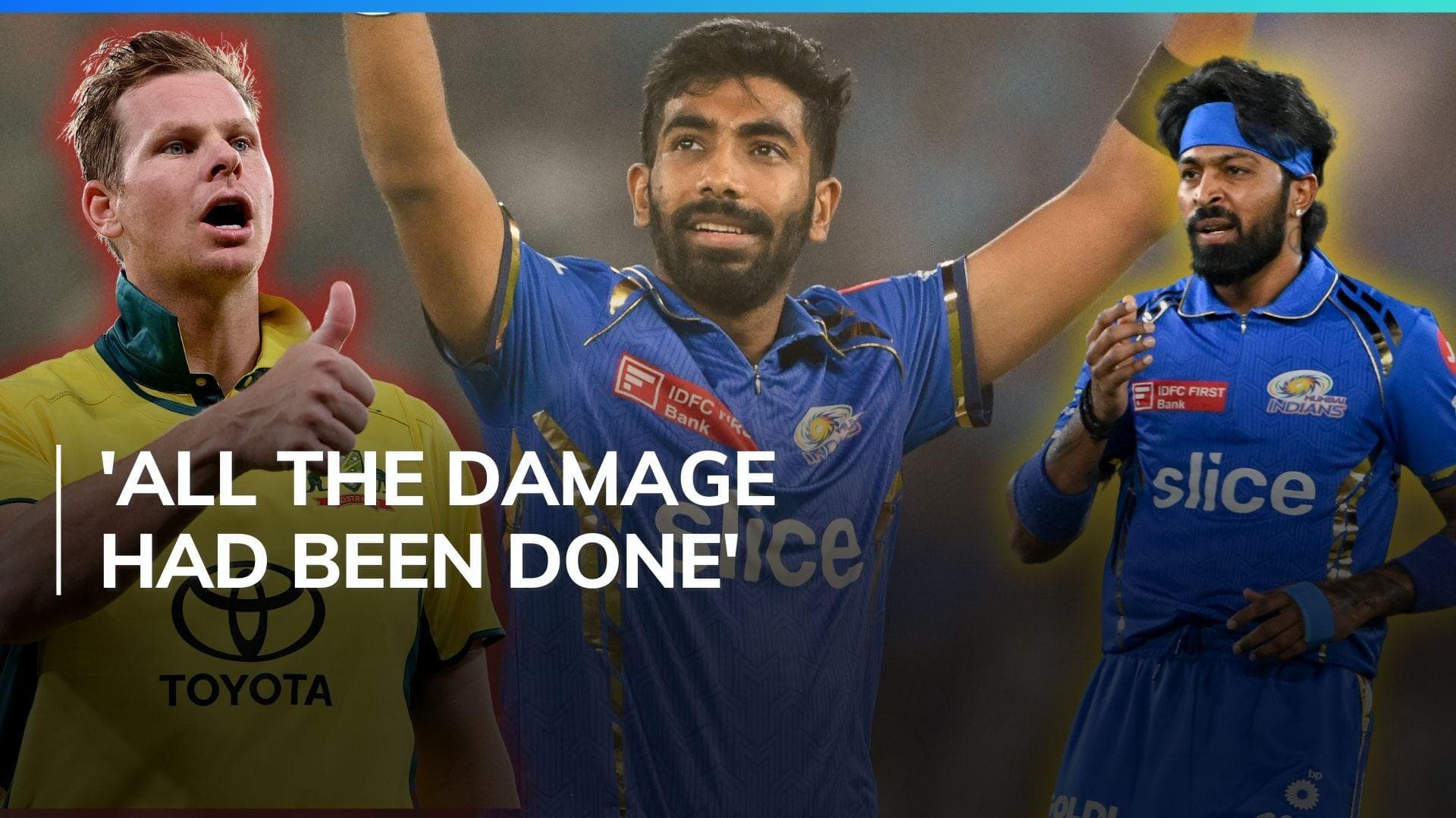 Perplexed by Jasprit Bumrah getting just one over till 13th over during MI vs SRH match: Steve Smith