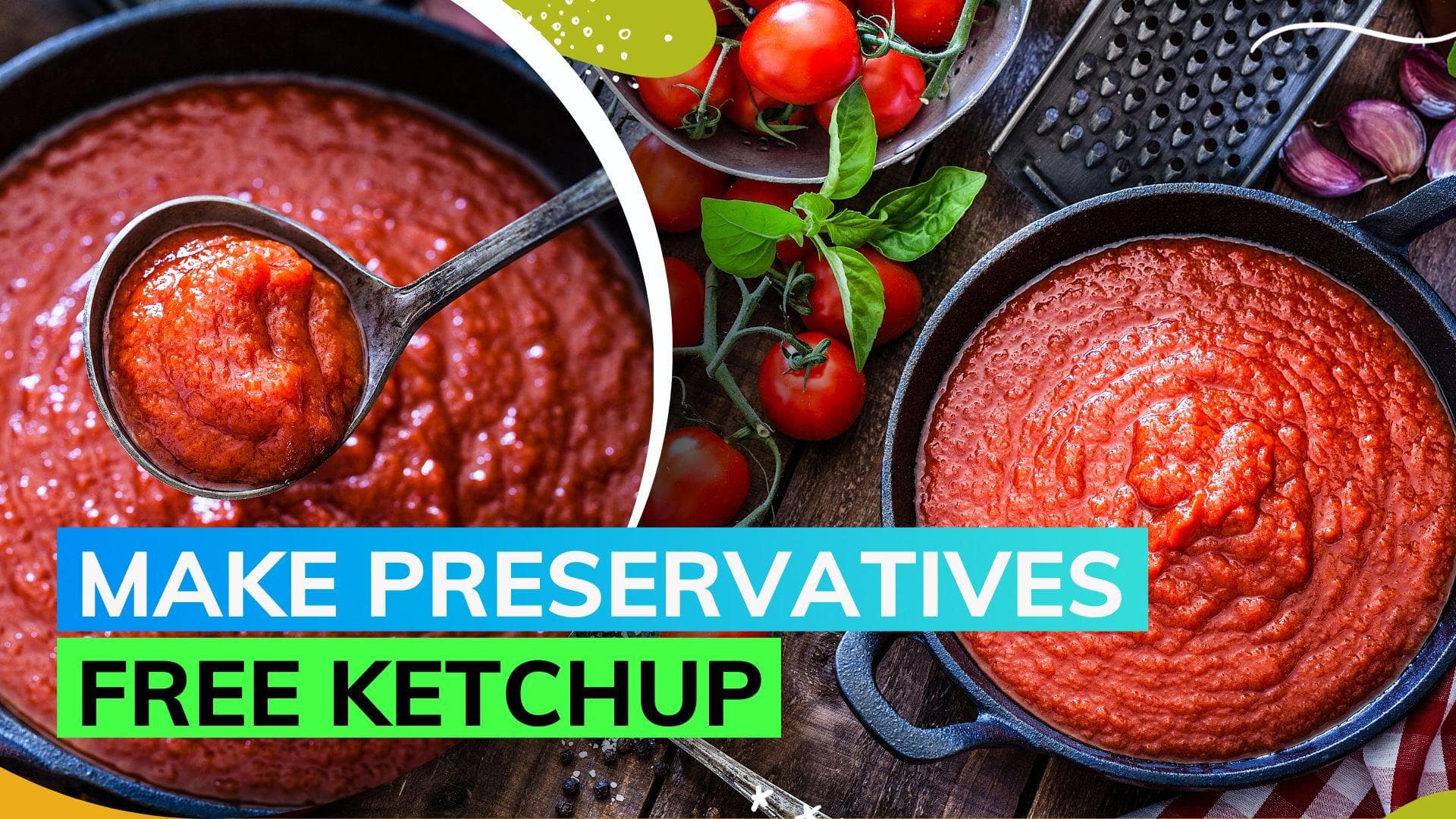 Make your own ketchup at home with this easy recipe; you'll never ever buy it again