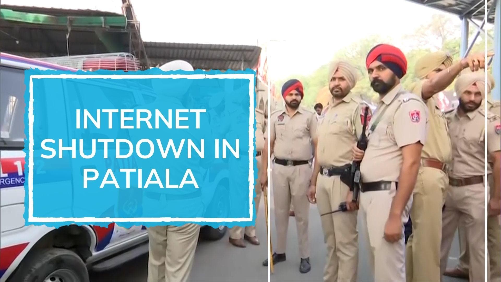 Mobile internet services suspended in Punjab's Patiala, 3 senior police officers transferred