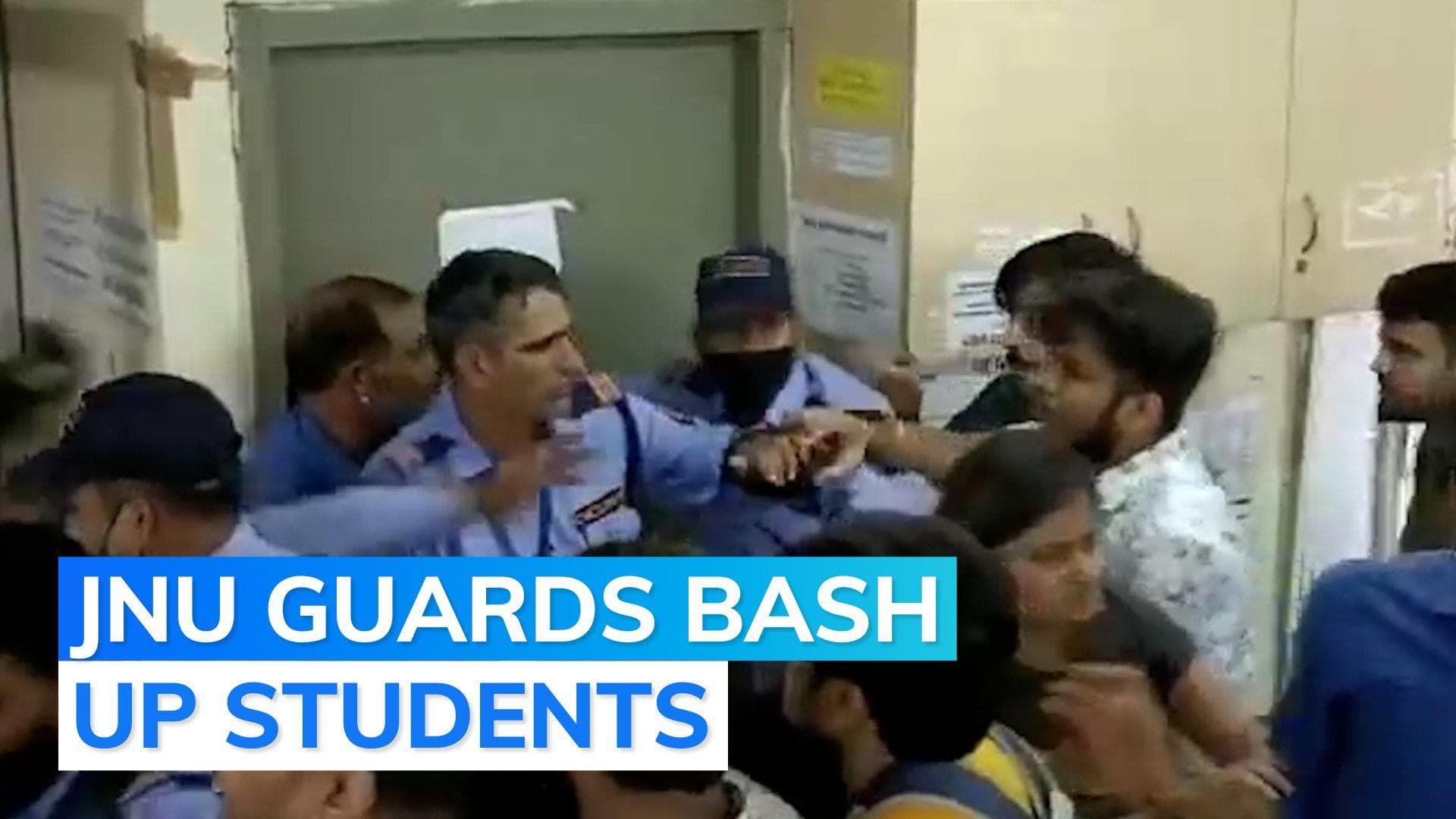  Students, staff clash over scholarships in Delhi’s Jawaharlal Nehru University 