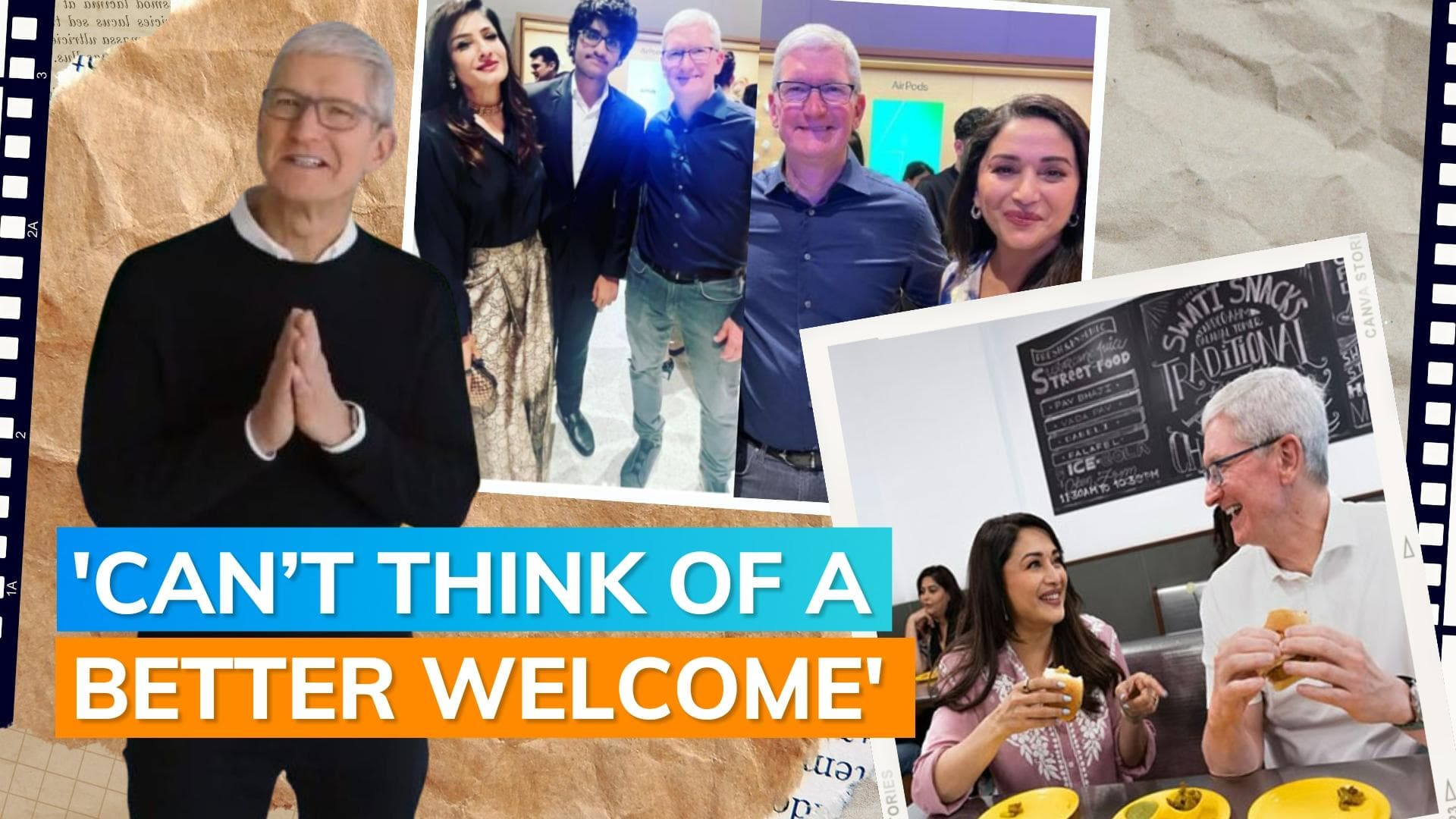 Madhuri Dixit introduces Apple CEO Tim Cook to Vada Pav in Mumbai; he says it was 'delicious'